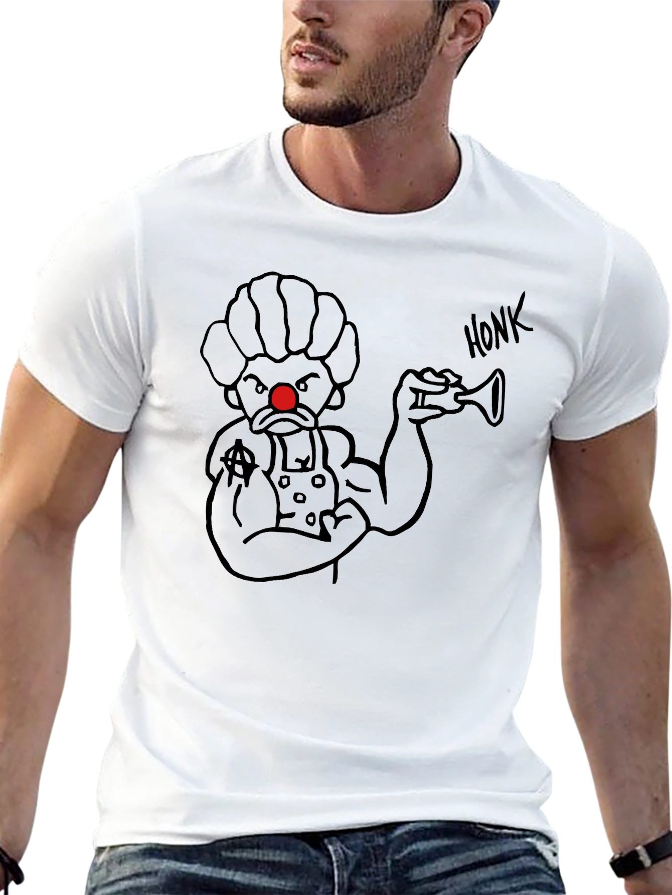 Honk Clown Black T-Shirt