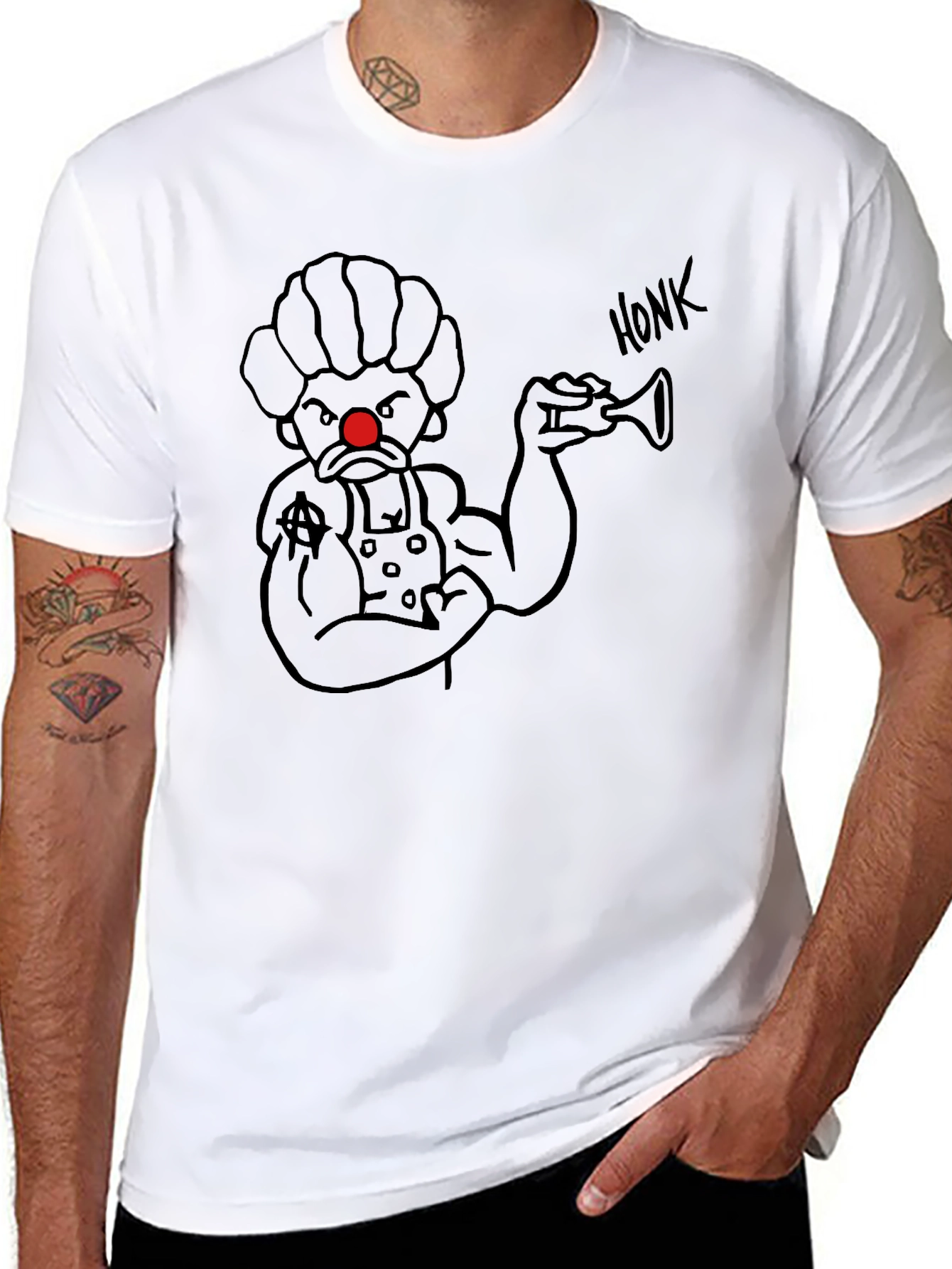 Honk Clown Black T-Shirt