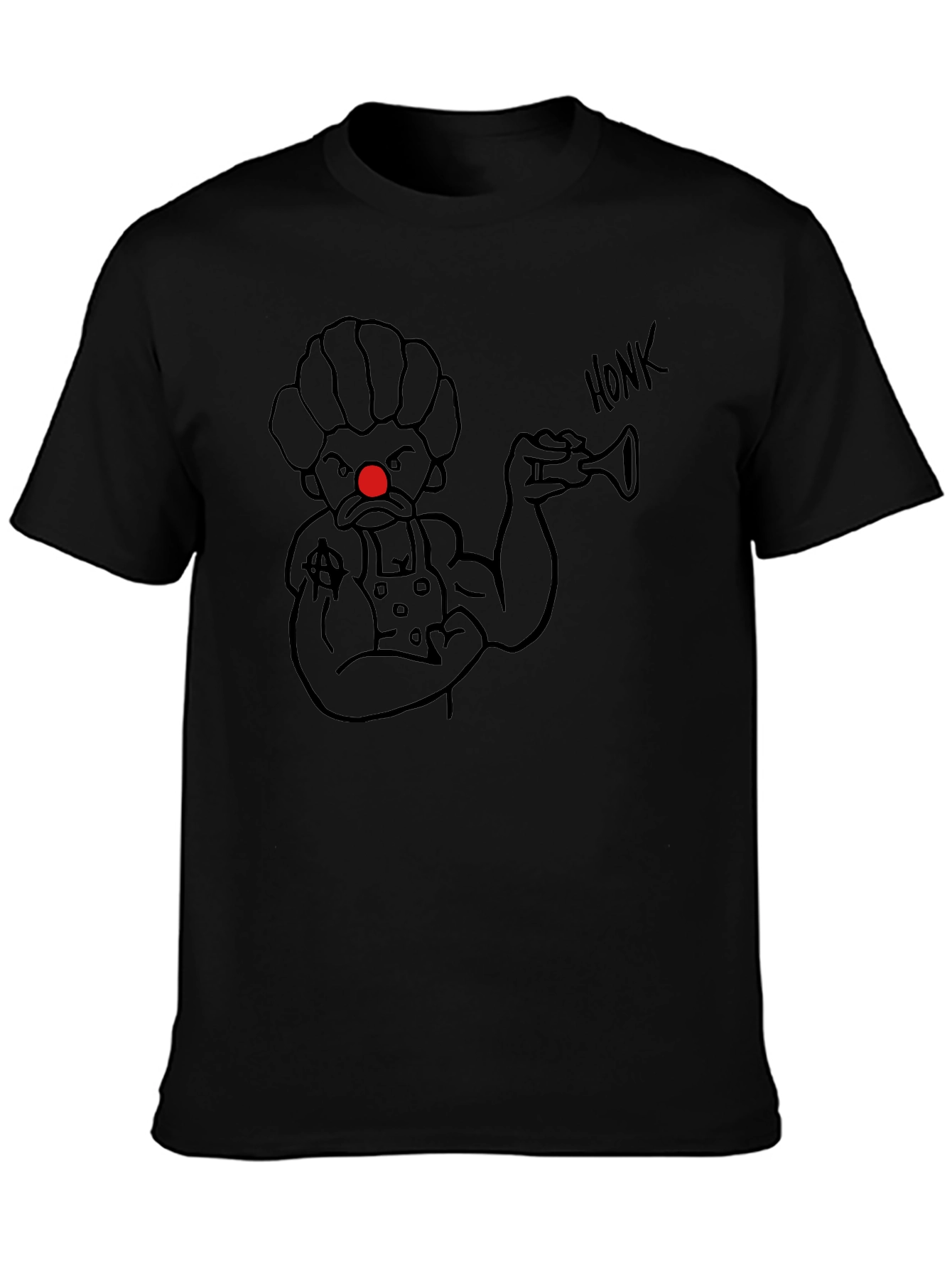 Honk Clown Black T-Shirt