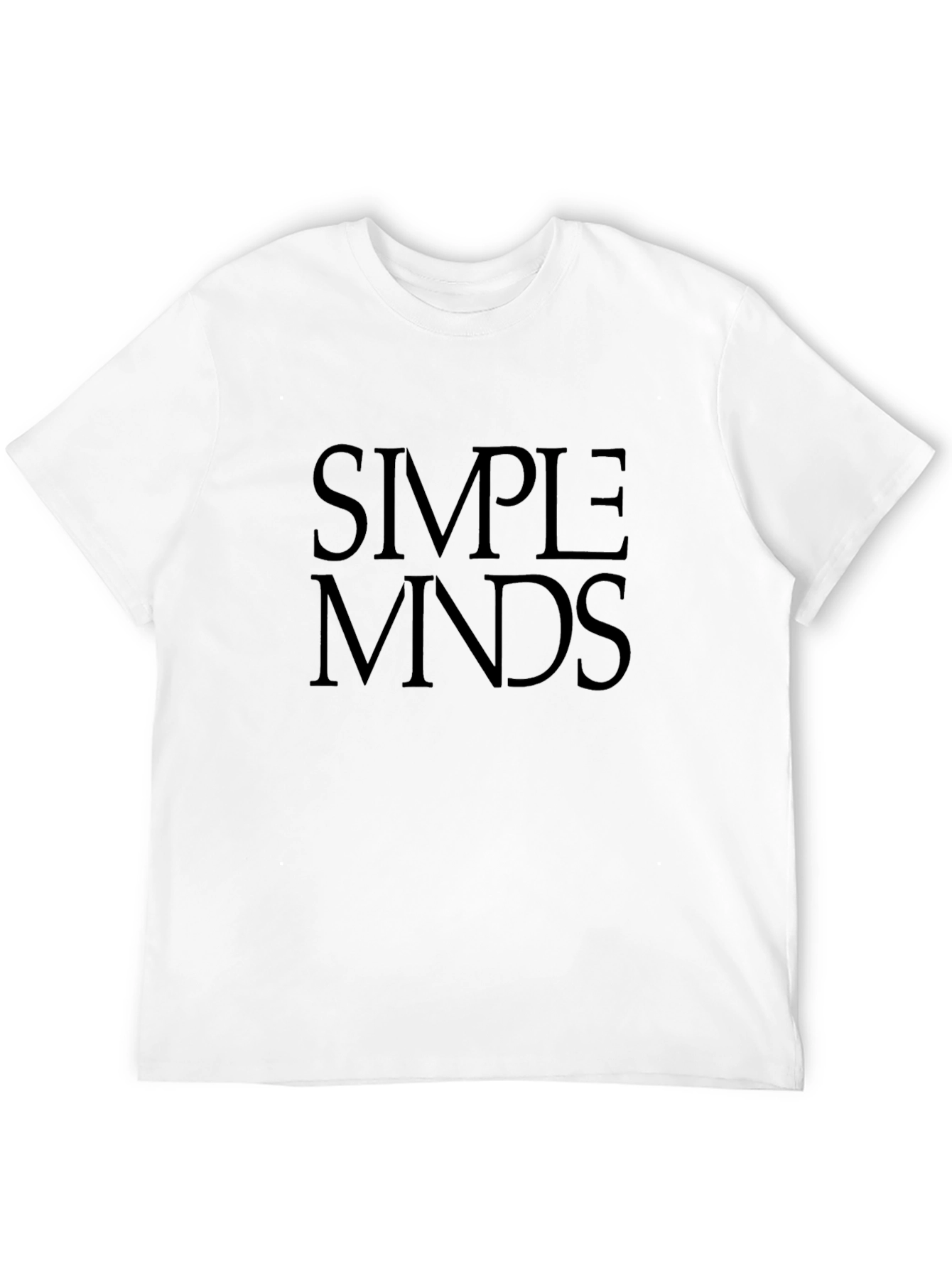 Simple Minds Band T-Shirt - Classic Black Tee