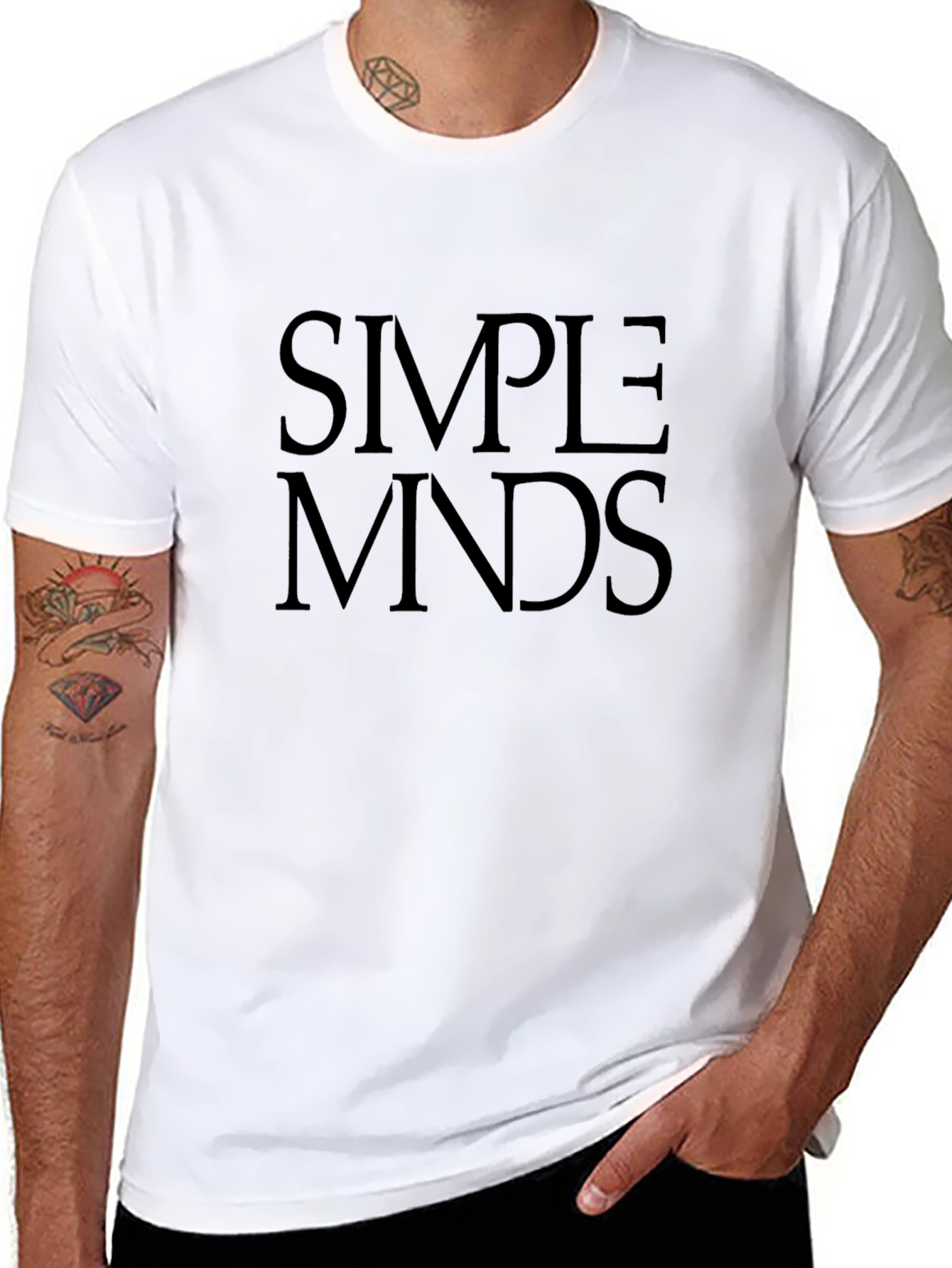 Simple Minds Band T-Shirt - Classic Black Tee