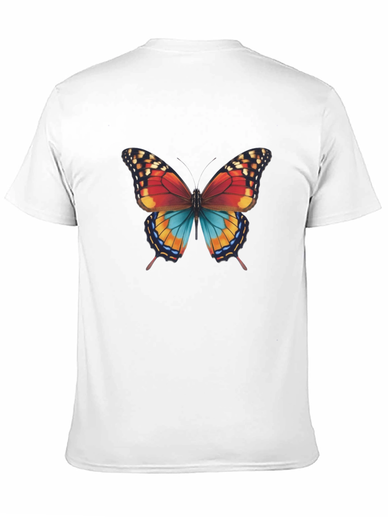 Butterfly Graphic Print Mens T-Shirt