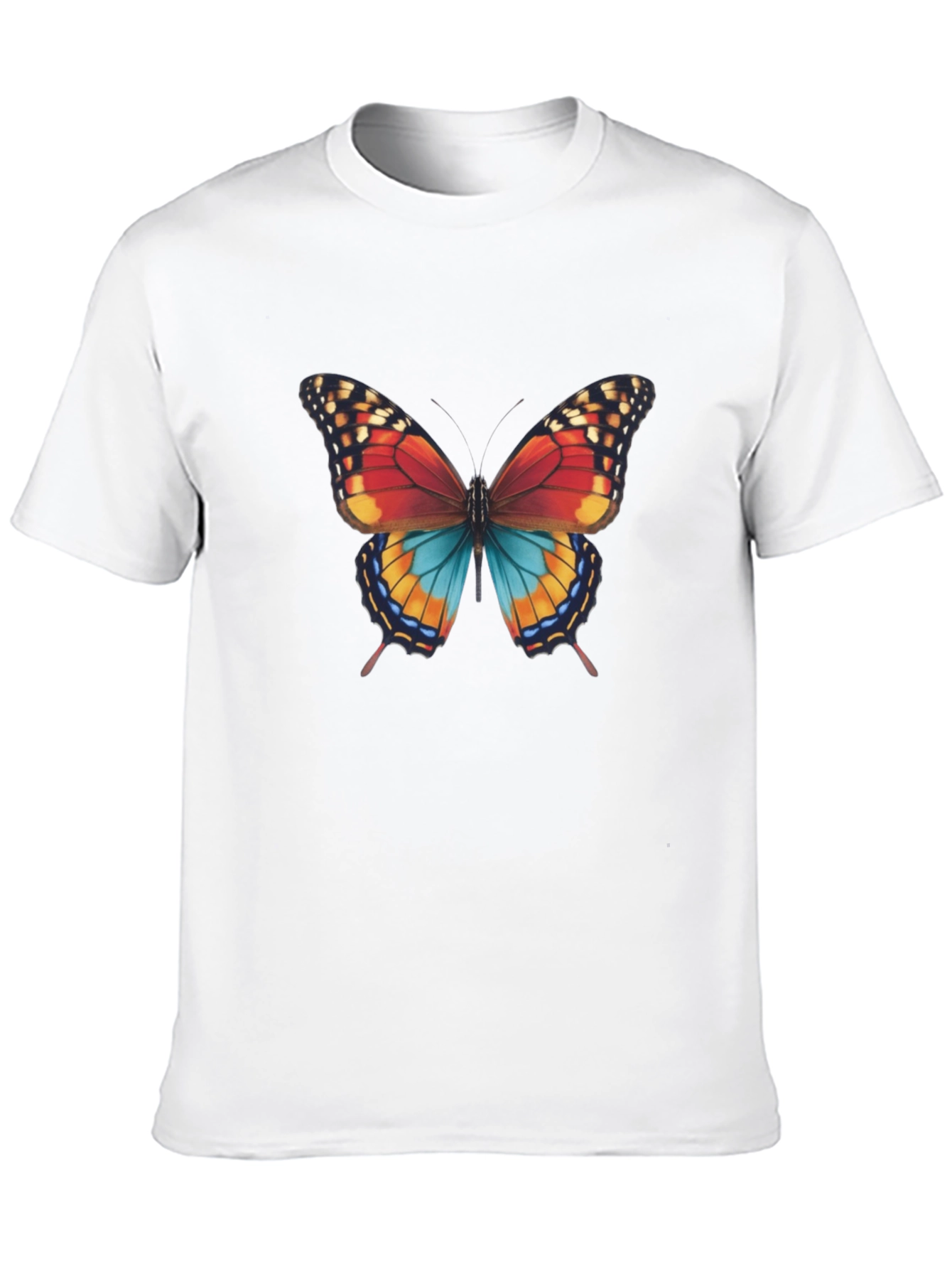 Butterfly Graphic Print Mens T-Shirt