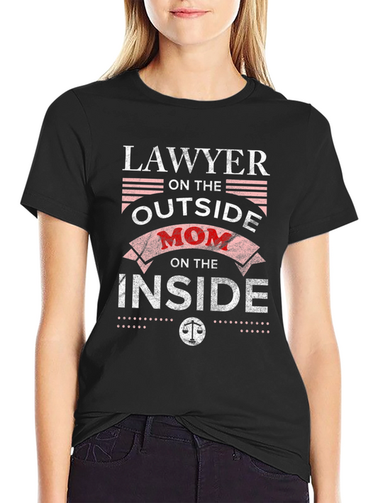 Lawyer Mom Graphic Tee - Gift for Attorney Mothers