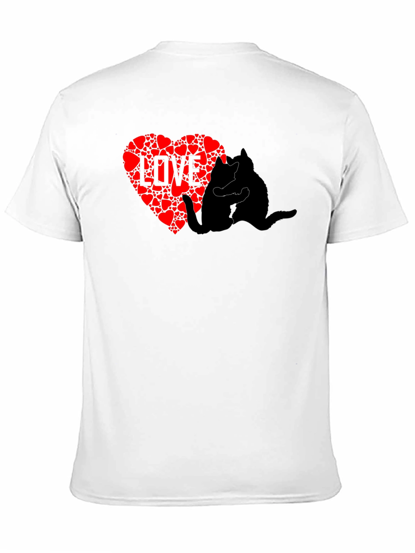 Love Cats Black T-Shirt