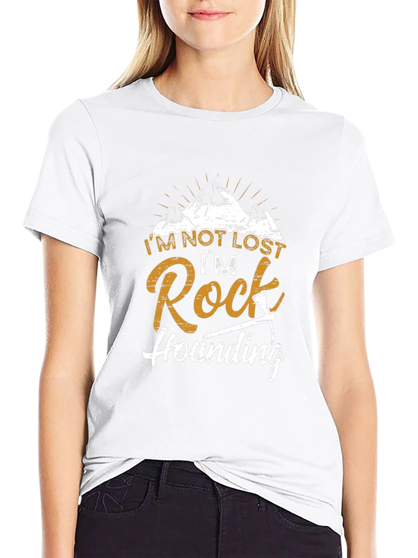Rock Hounding T-Shirt - Im Not Lost Graphic Tee
