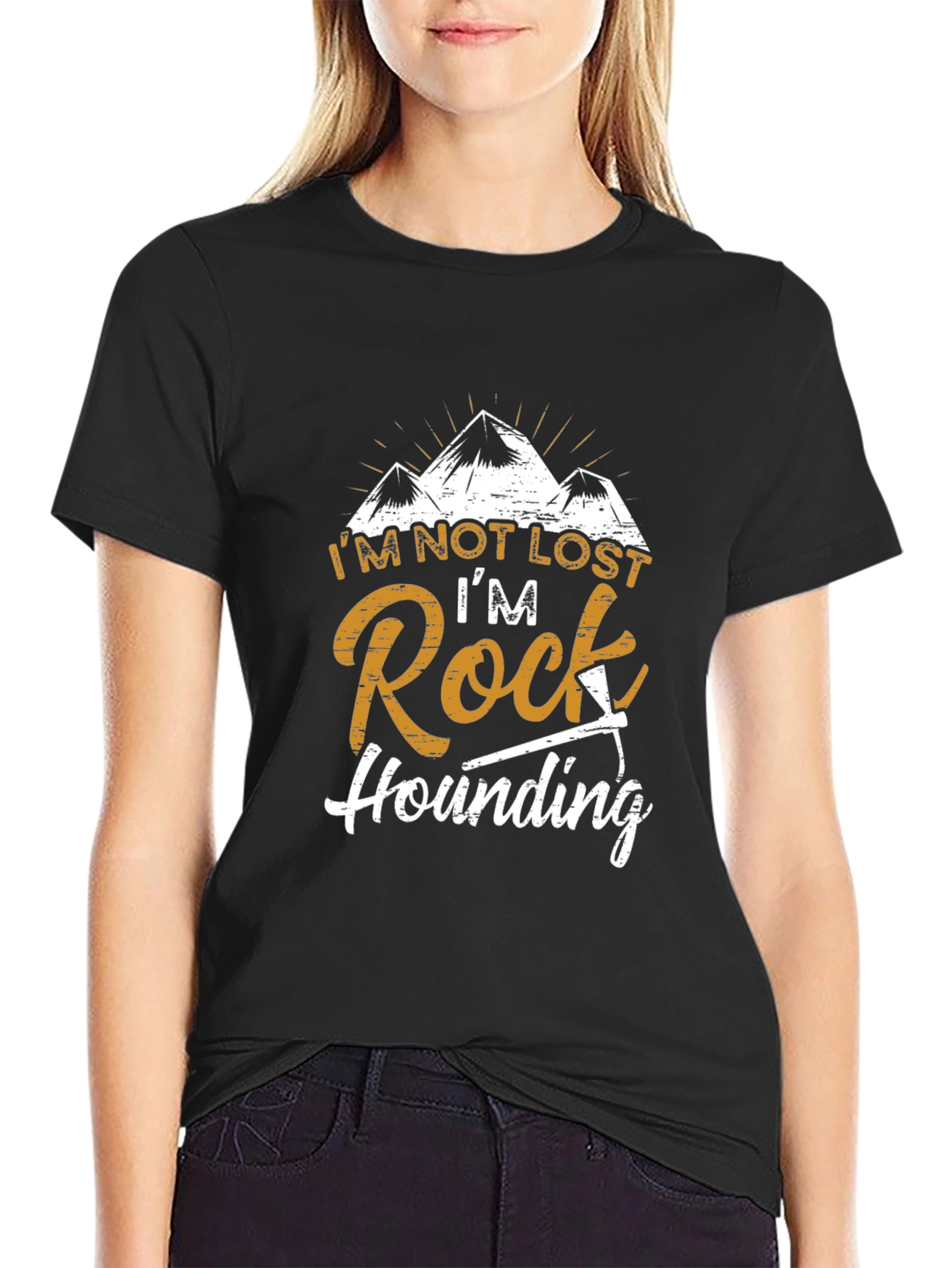 Rock Hounding T-Shirt - Im Not Lost Graphic Tee
