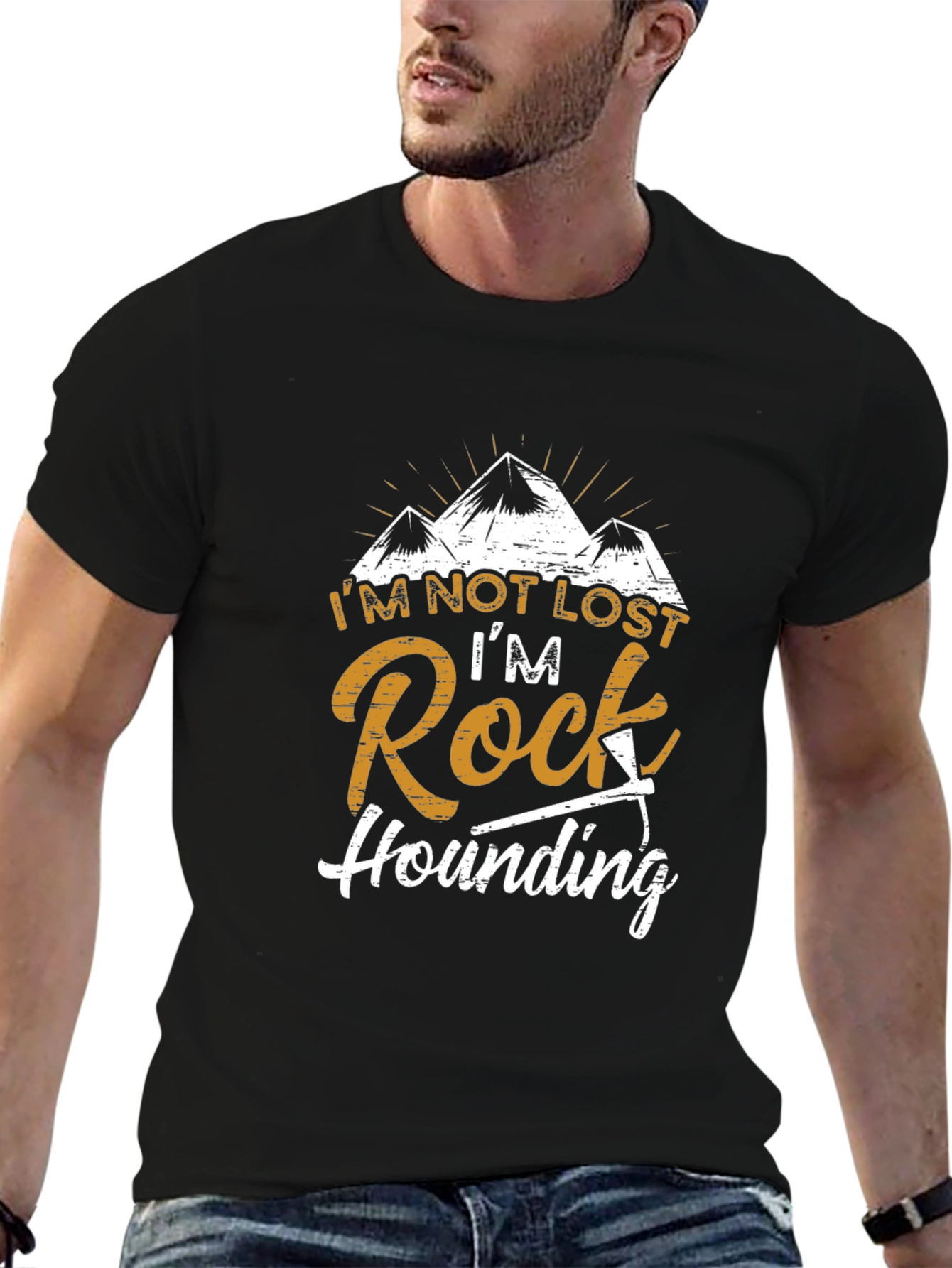 Rock Hounding T-Shirt - Im Not Lost Graphic Tee