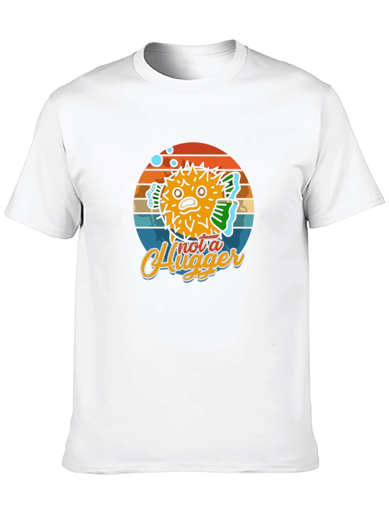 Not a Hugger Puffer Fish Graphic Tee