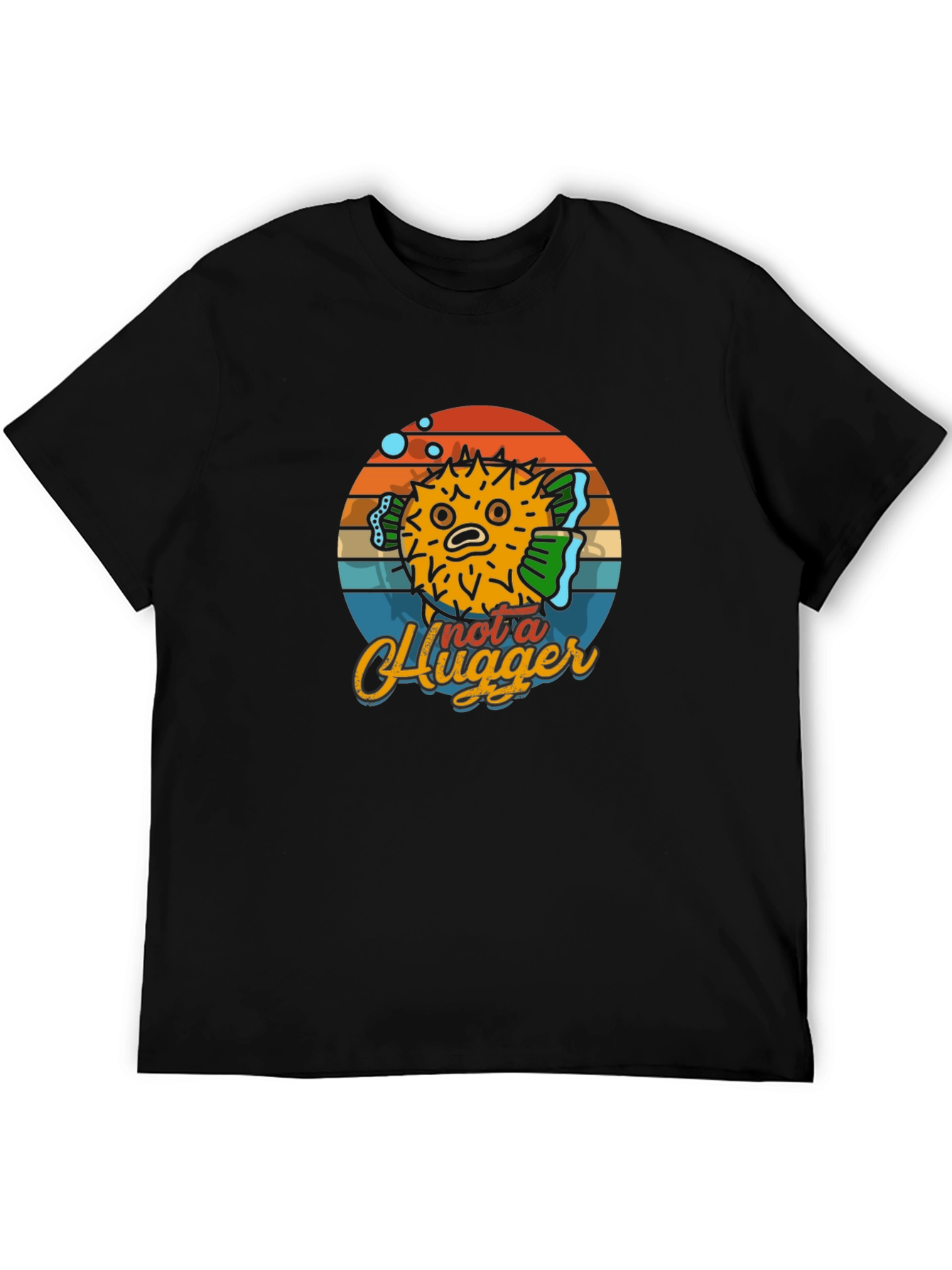 Not a Hugger Puffer Fish Graphic Tee