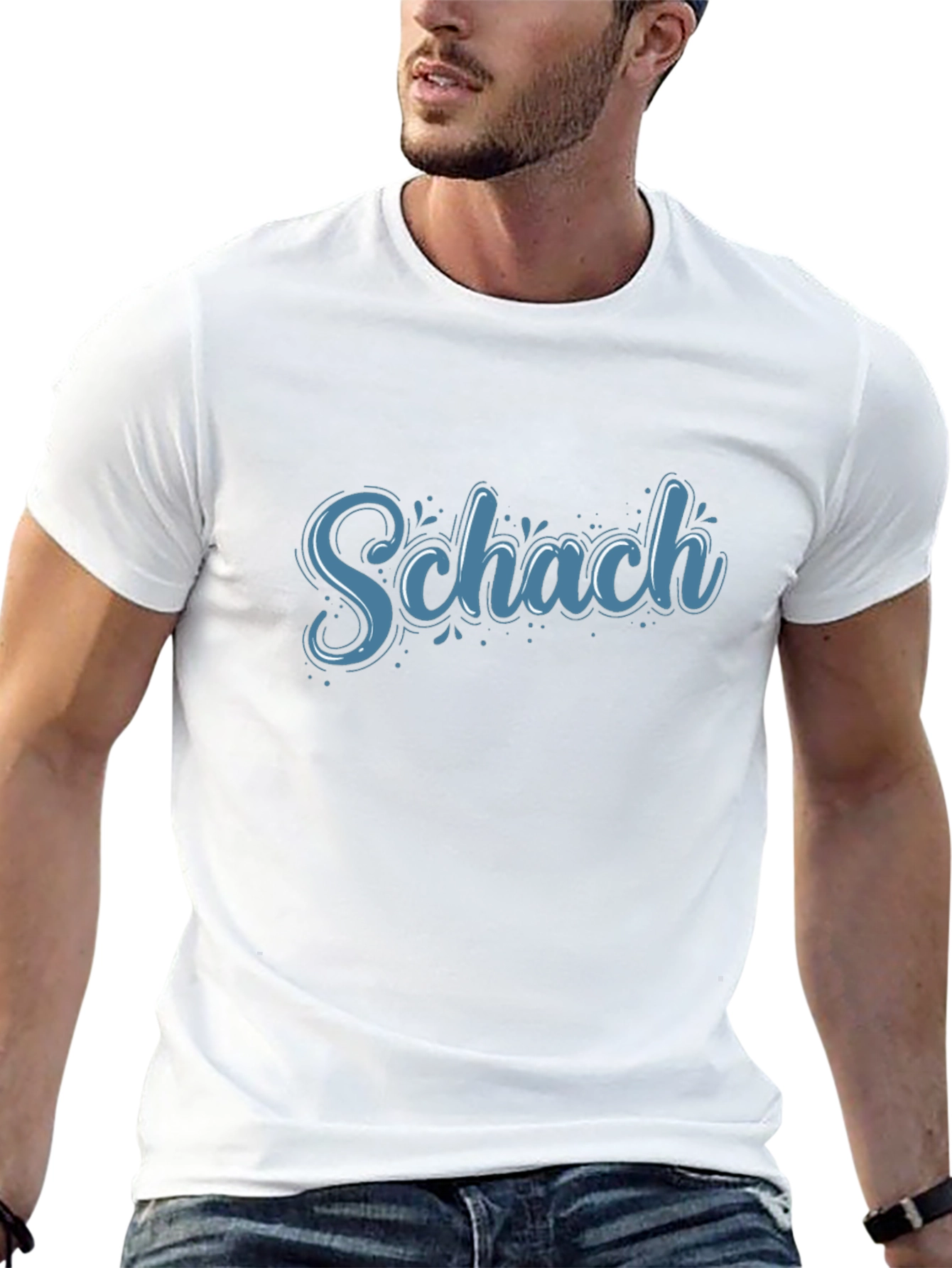 Stylish Schach Graphic Print T-Shirt