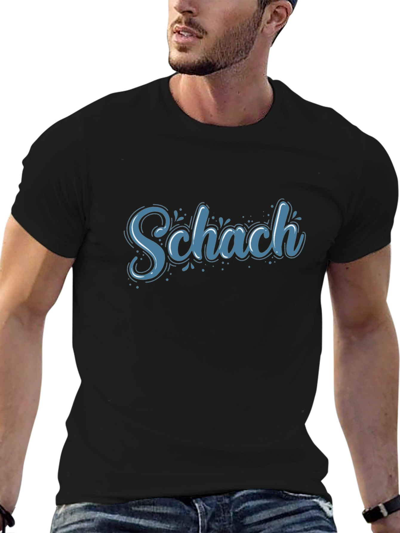 Stylish Schach Graphic Print T-Shirt