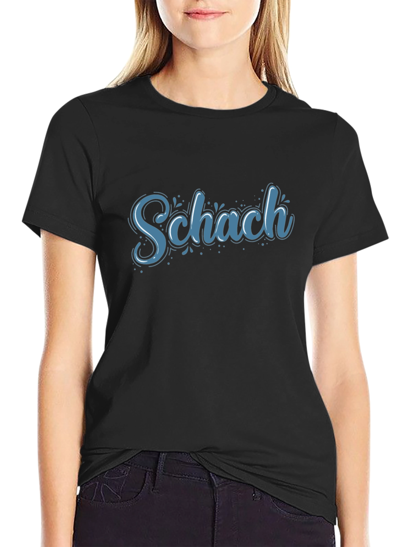 Stylish Schach Graphic Print T-Shirt