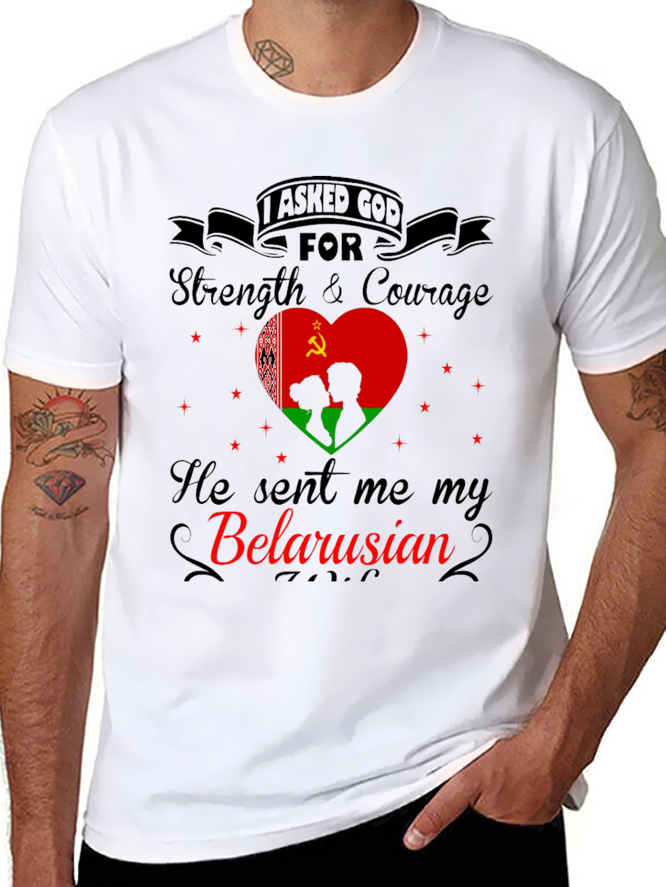 Belarusian Pride Tee: I Asked God