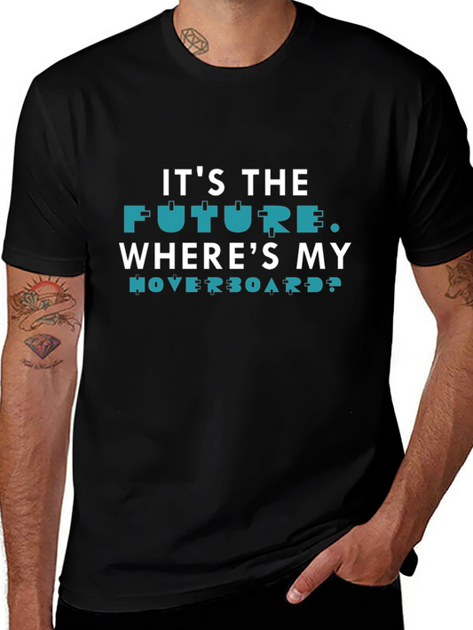 Future Hoverboard Graphic T-Shirt - Black