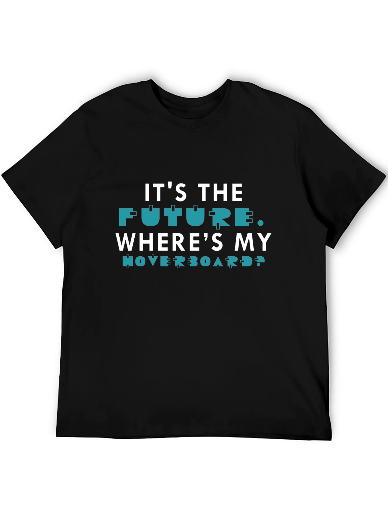 Future Hoverboard Graphic T-Shirt - Black