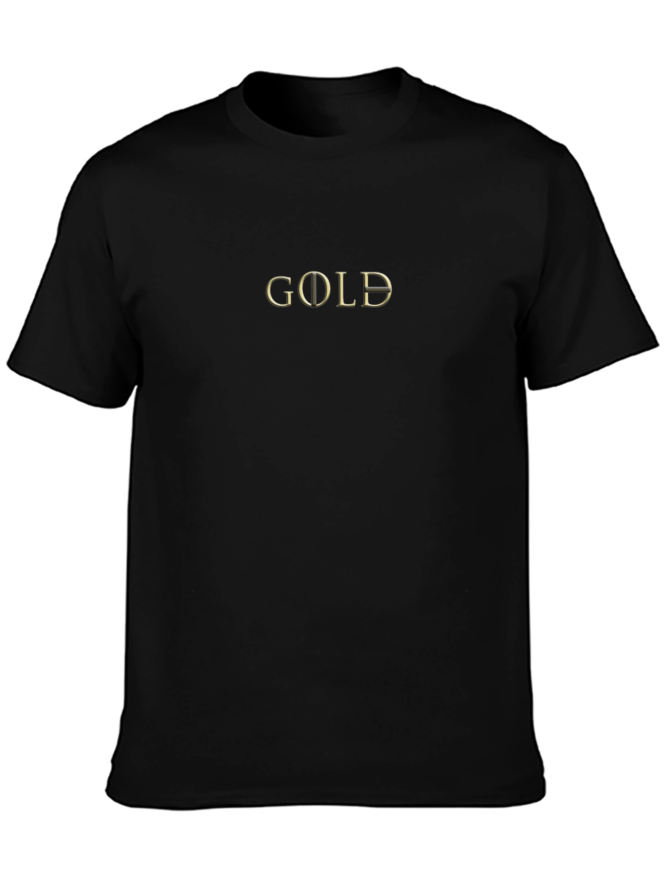 GOLD Graphic Tee - Modern Minimalist Design