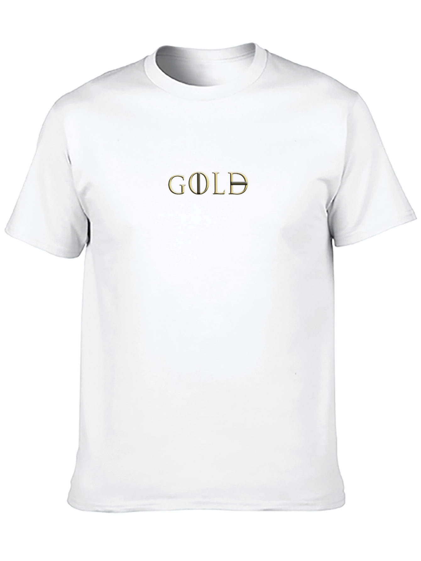 GOLD Graphic Tee - Modern Minimalist Design