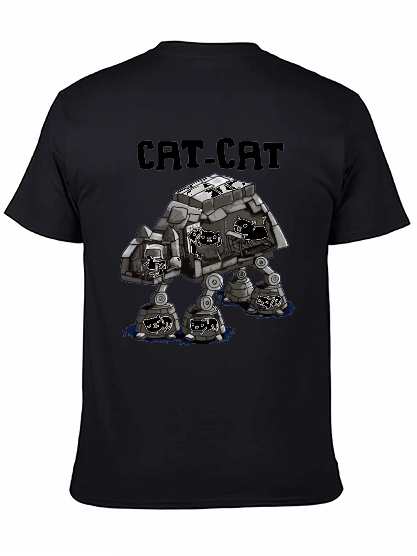 CAT-CAT T-Shirt | Star Wars AT-AT Cat Parody