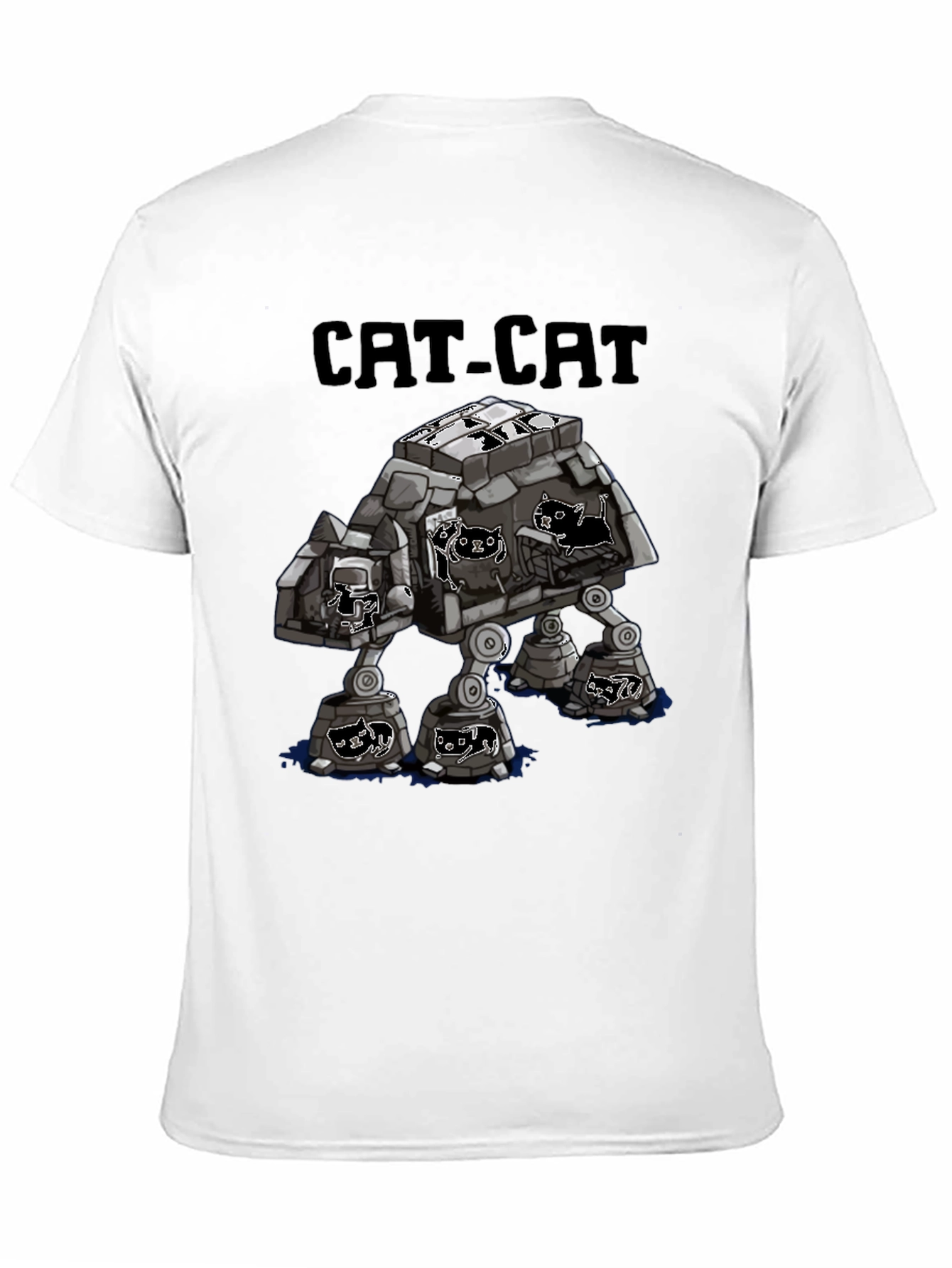 CAT-CAT T-Shirt | Star Wars AT-AT Cat Parody