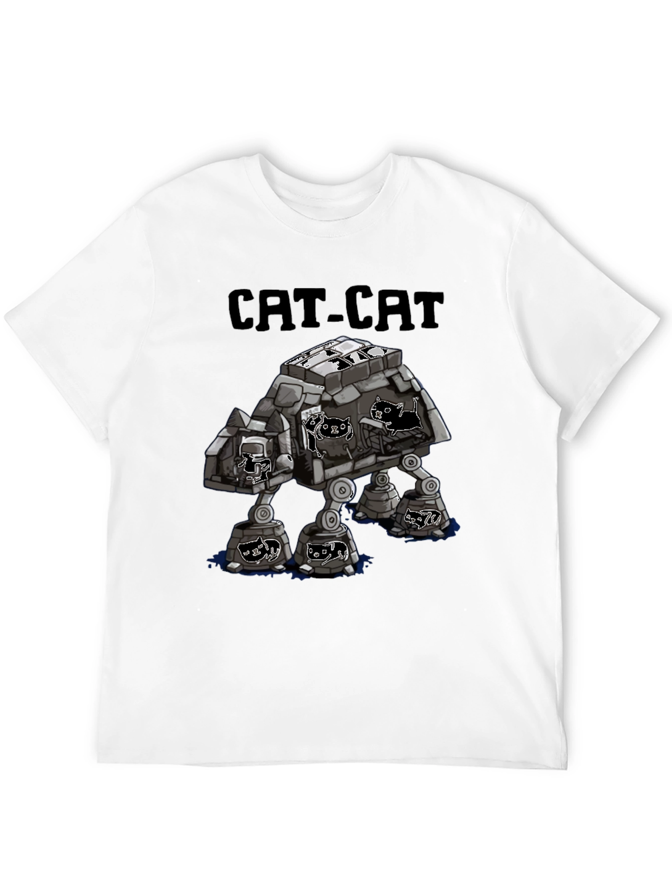 CAT-CAT T-Shirt | Star Wars AT-AT Cat Parody