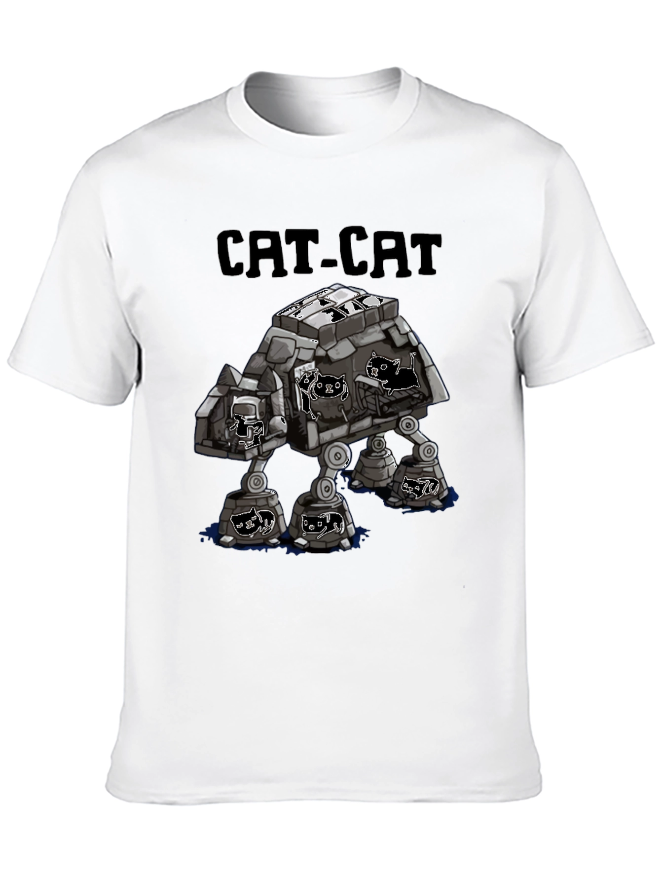 CAT-CAT T-Shirt | Star Wars AT-AT Cat Parody