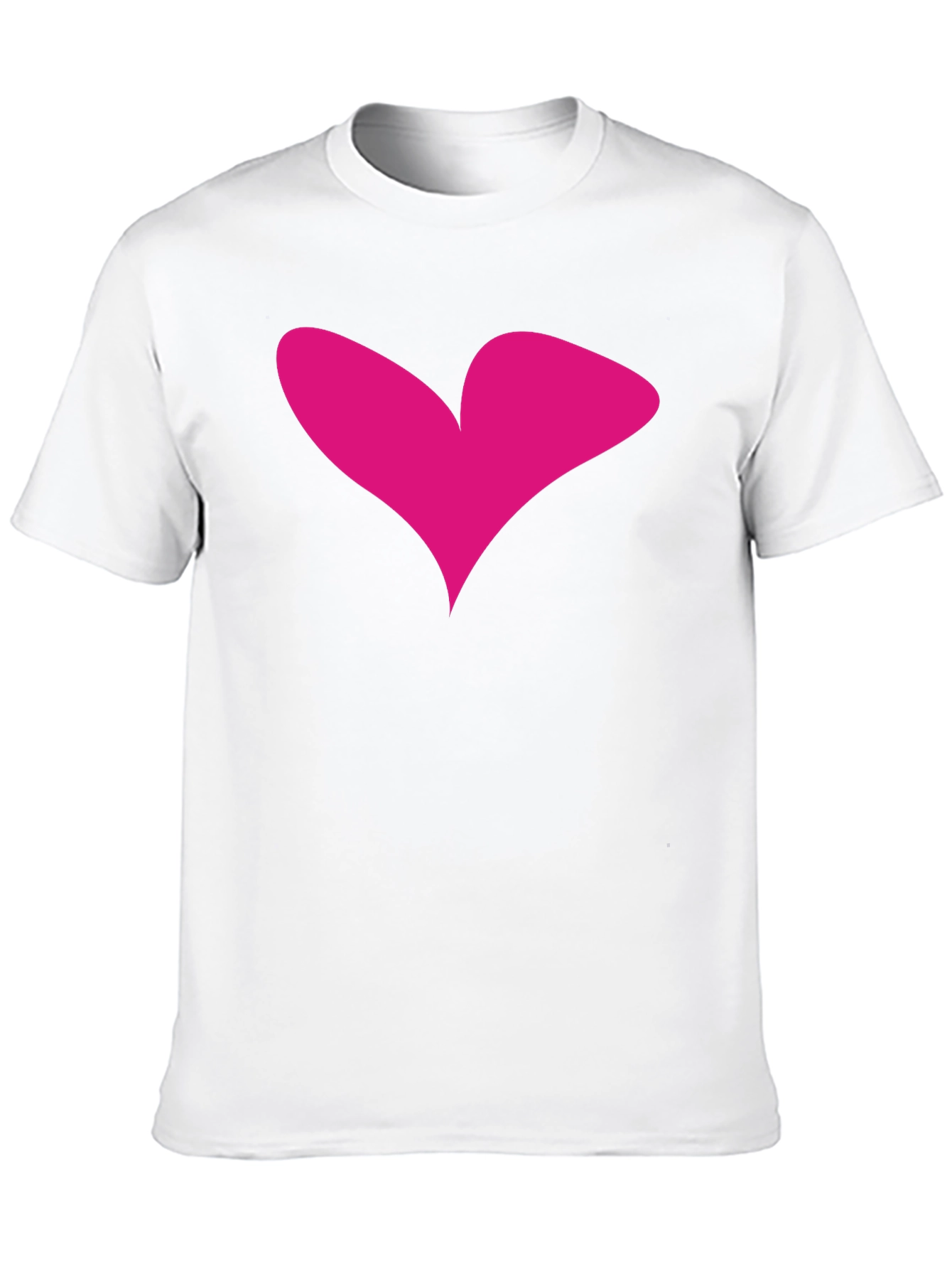 Heart Graphic Tee - Black Casual T-Shirt