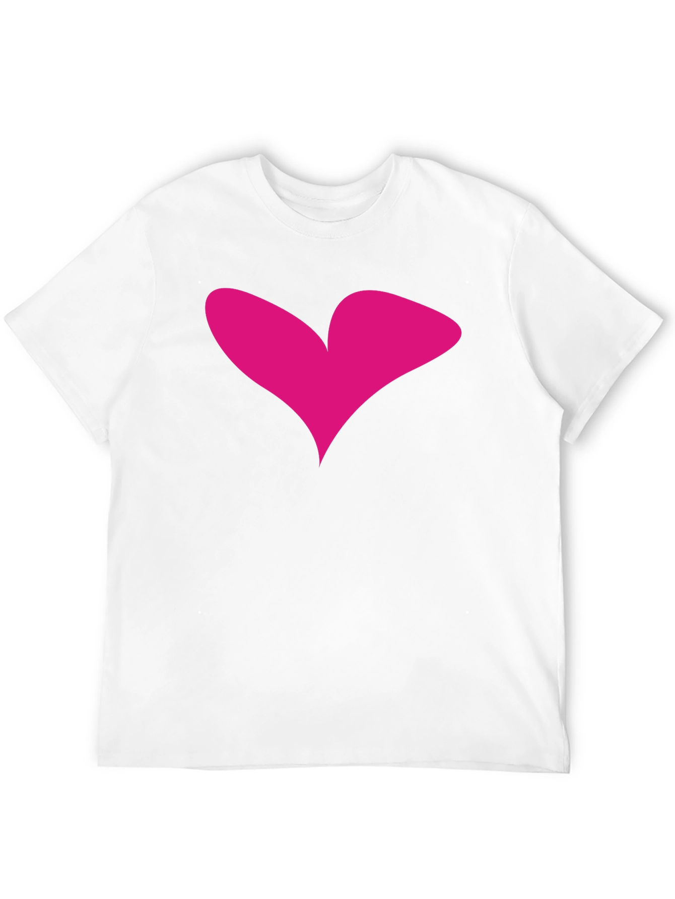 Heart Graphic Tee - Black Casual T-Shirt