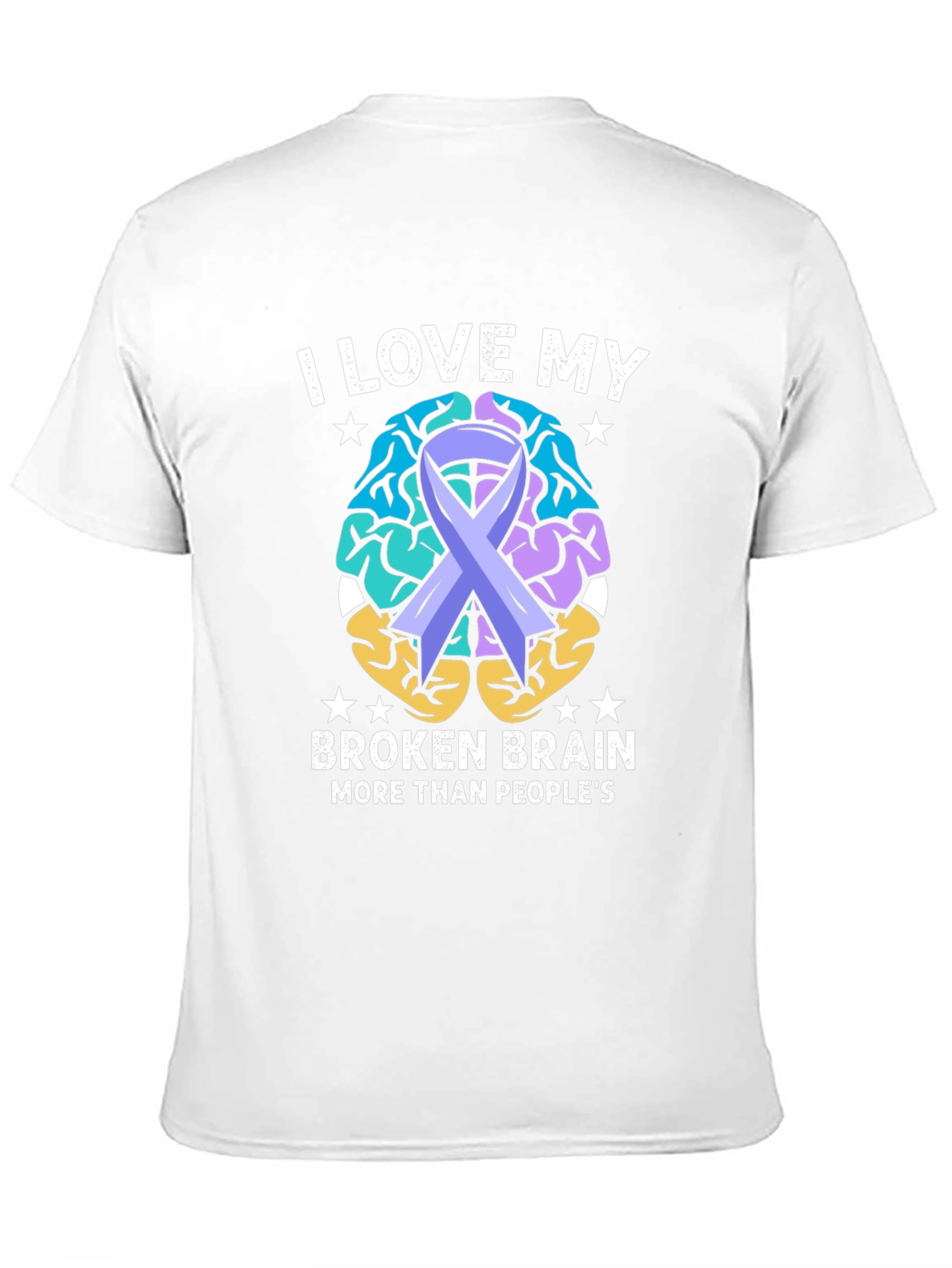 I Love My Broken Brain Awareness T-Shirt