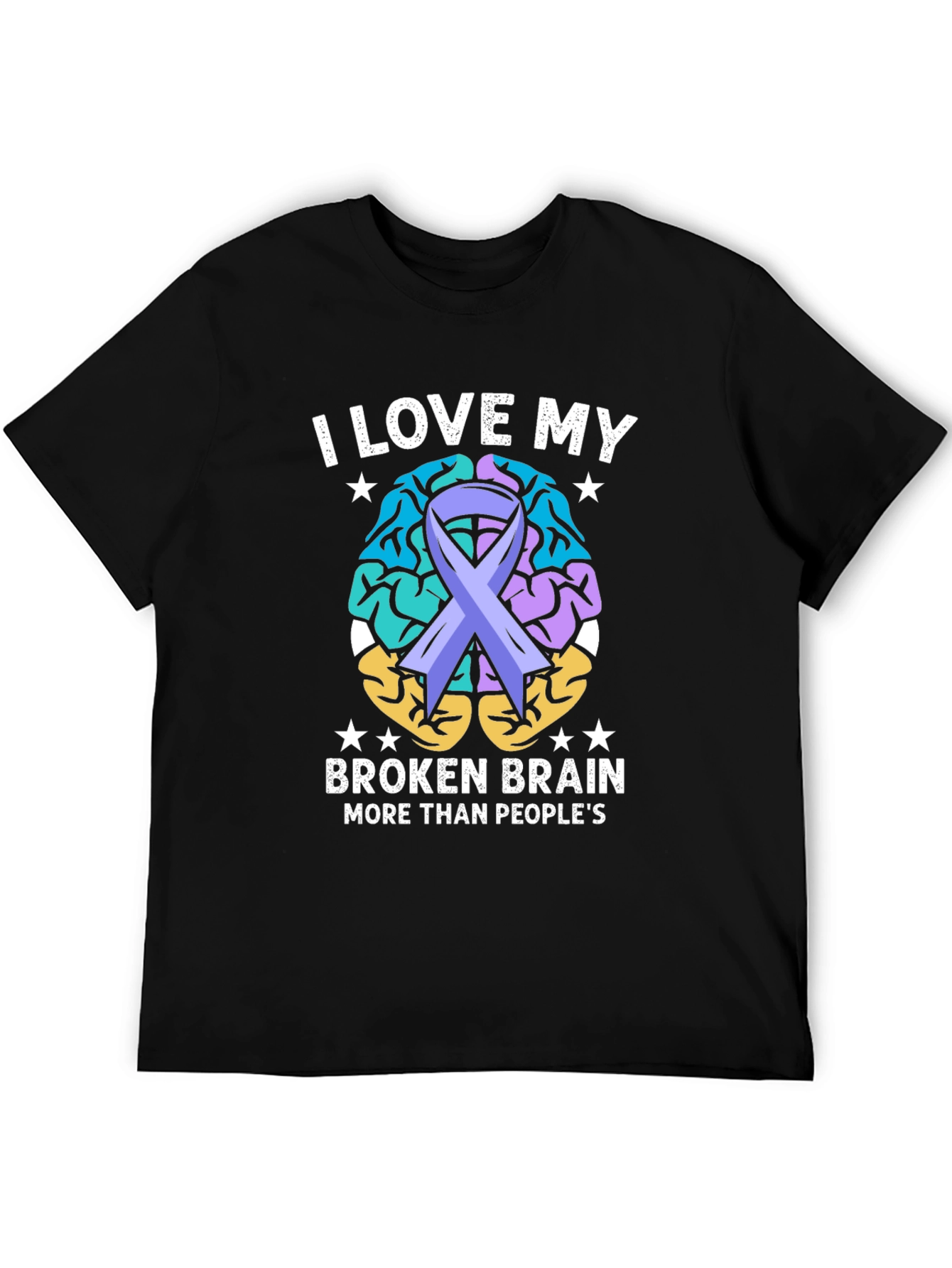 I Love My Broken Brain Awareness T-Shirt