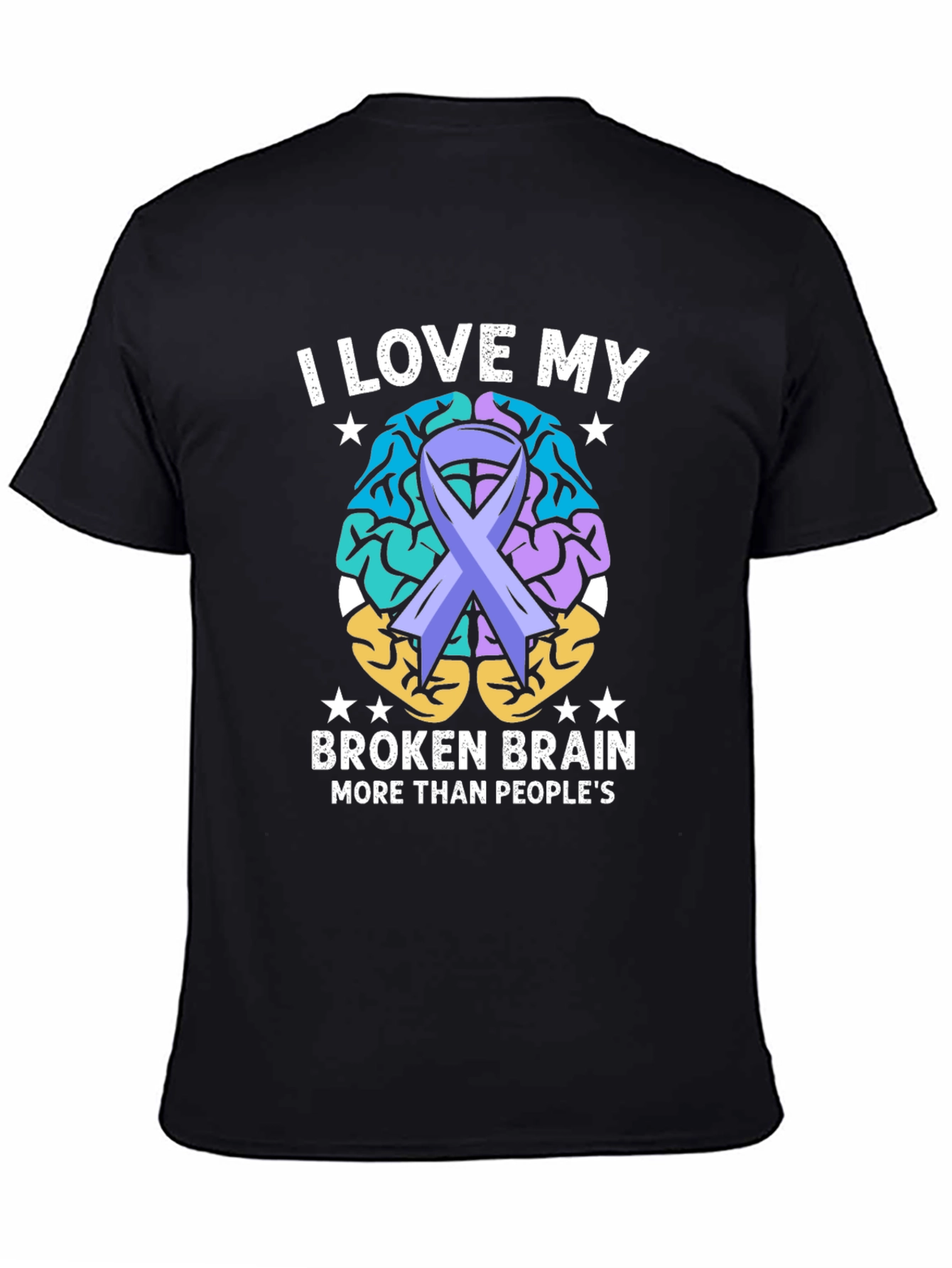 I Love My Broken Brain Awareness T-Shirt