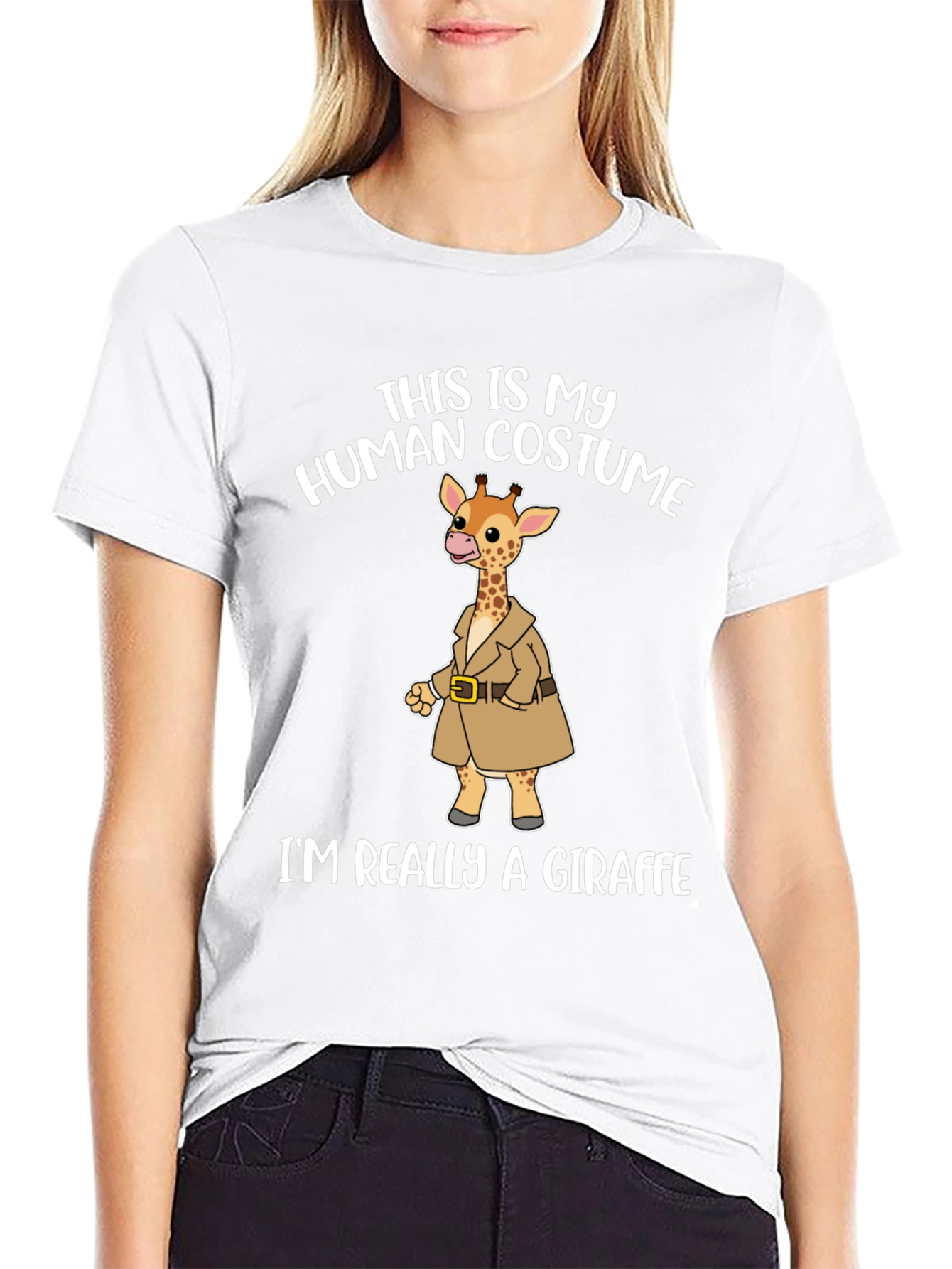 Human Costume Giraffe T-Shirt