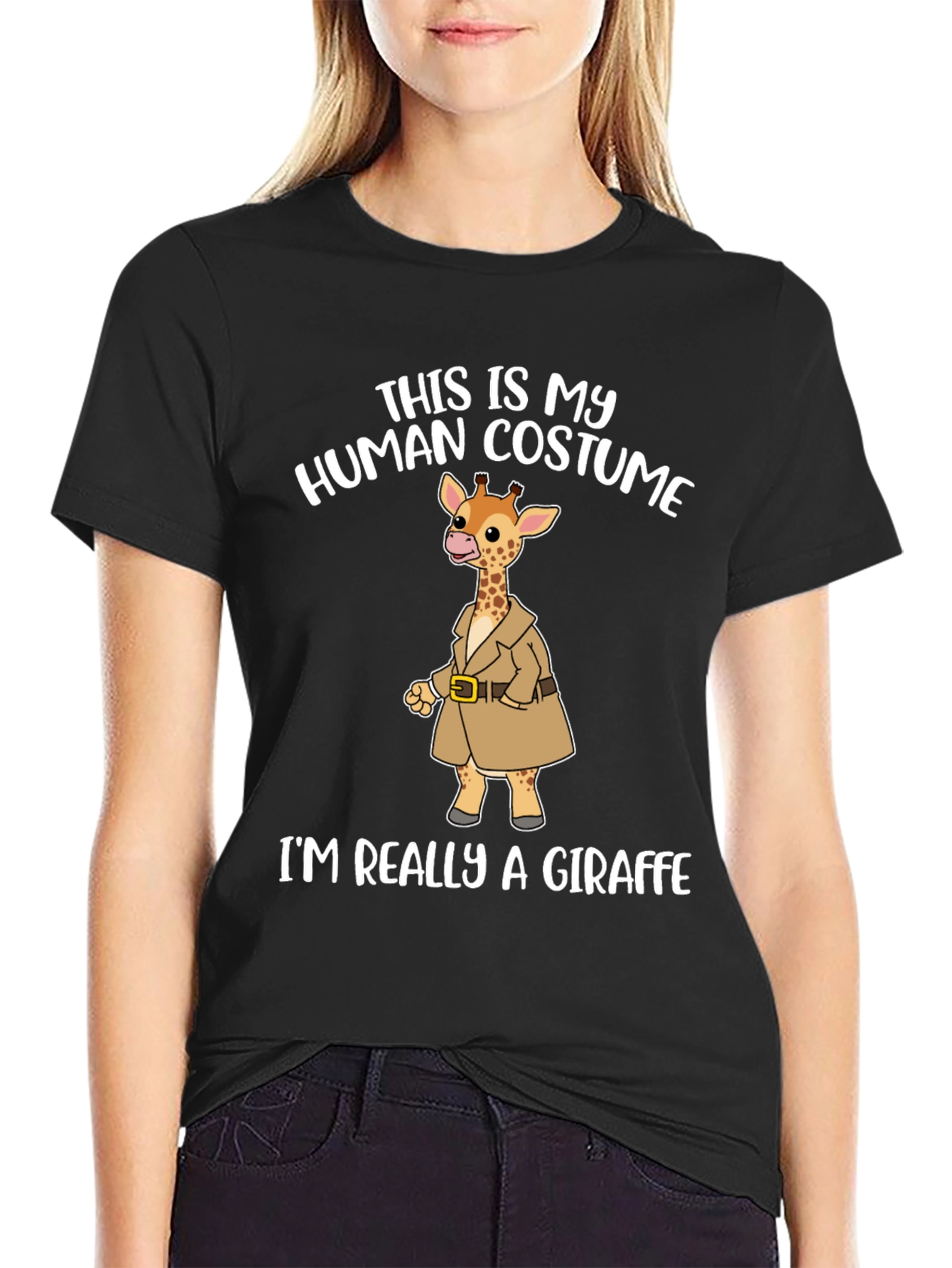 Human Costume Giraffe T-Shirt