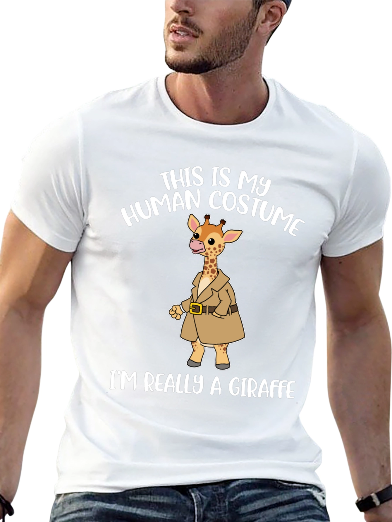 Human Costume Giraffe T-Shirt
