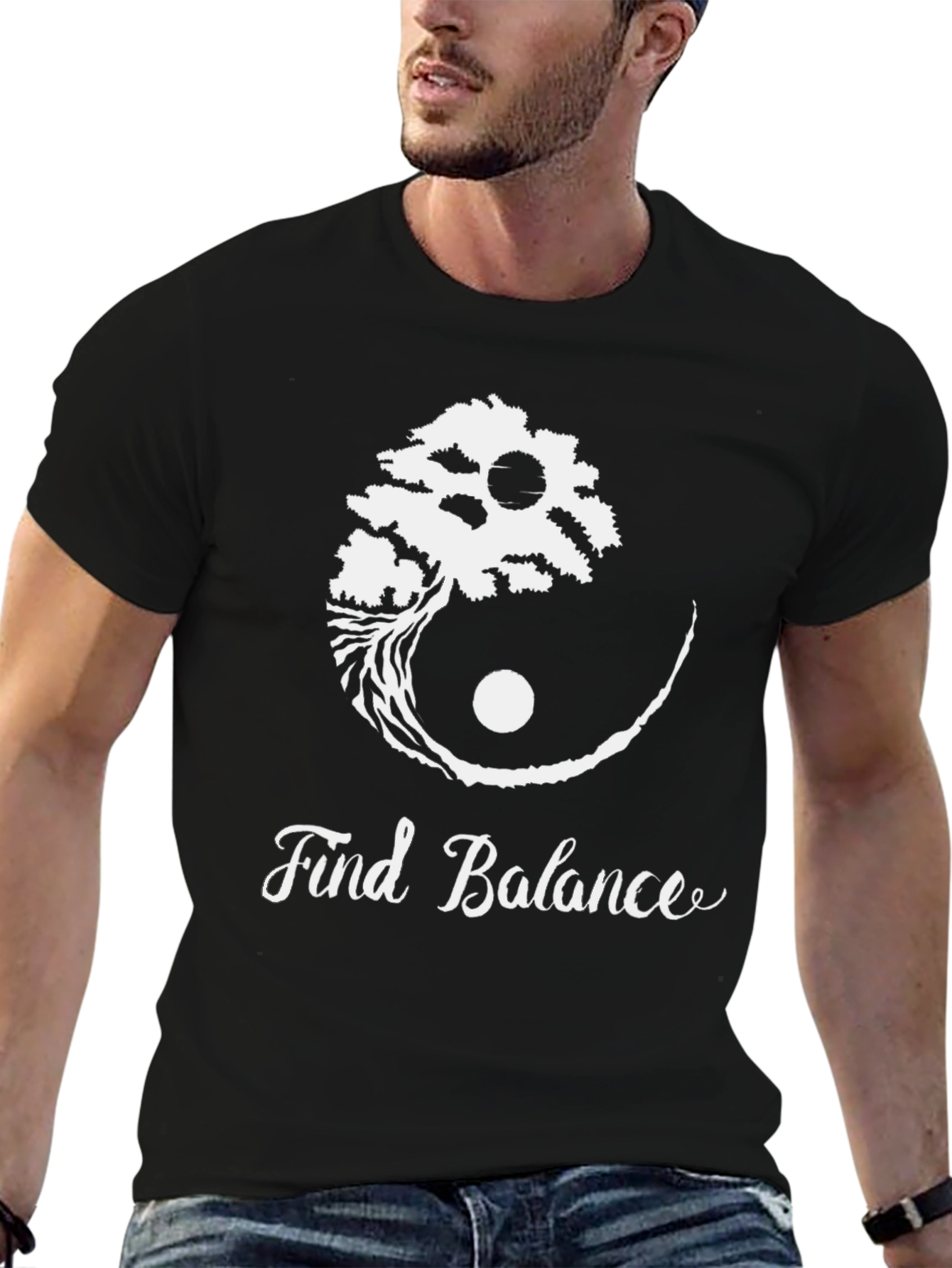 Yin Yang Tree T-Shirt - Find Balance - Unisex