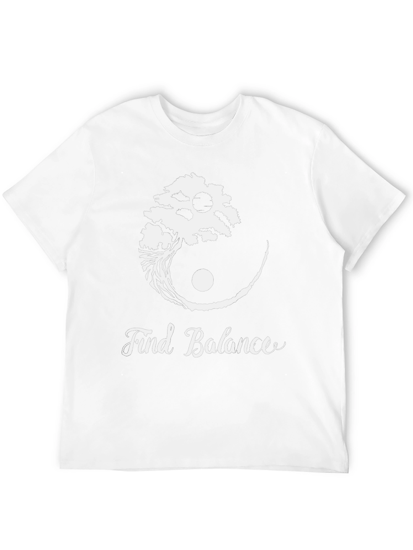 Yin Yang Tree T-Shirt - Find Balance - Unisex
