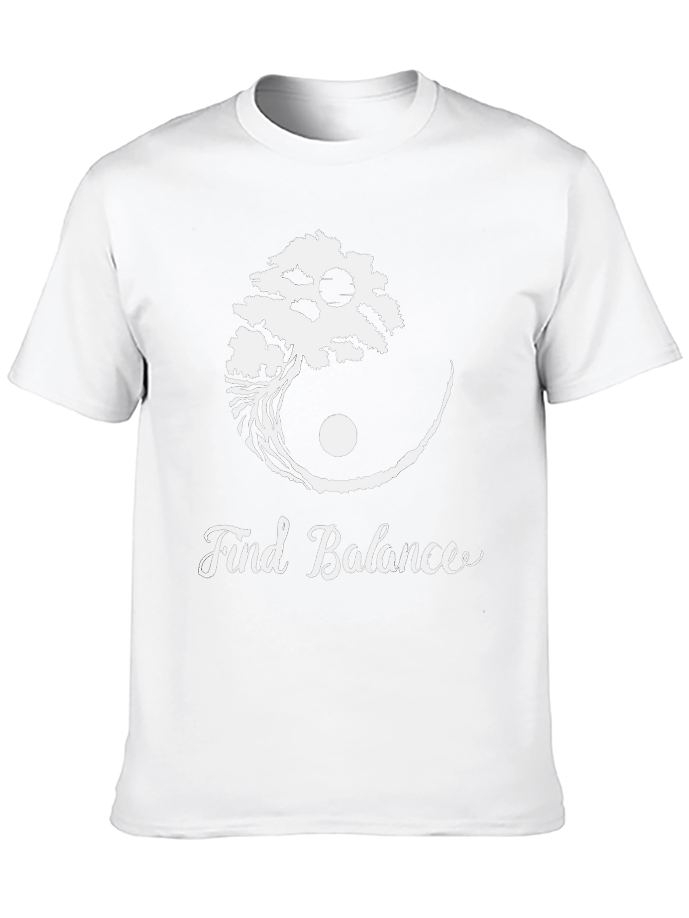 Yin Yang Tree T-Shirt - Find Balance - Unisex