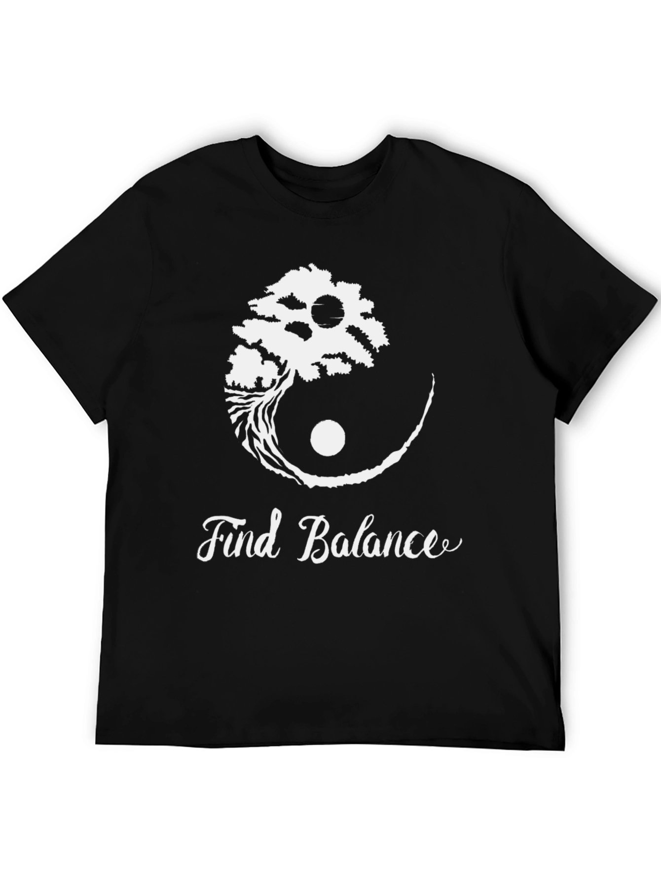 Yin Yang Tree T-Shirt - Find Balance - Unisex