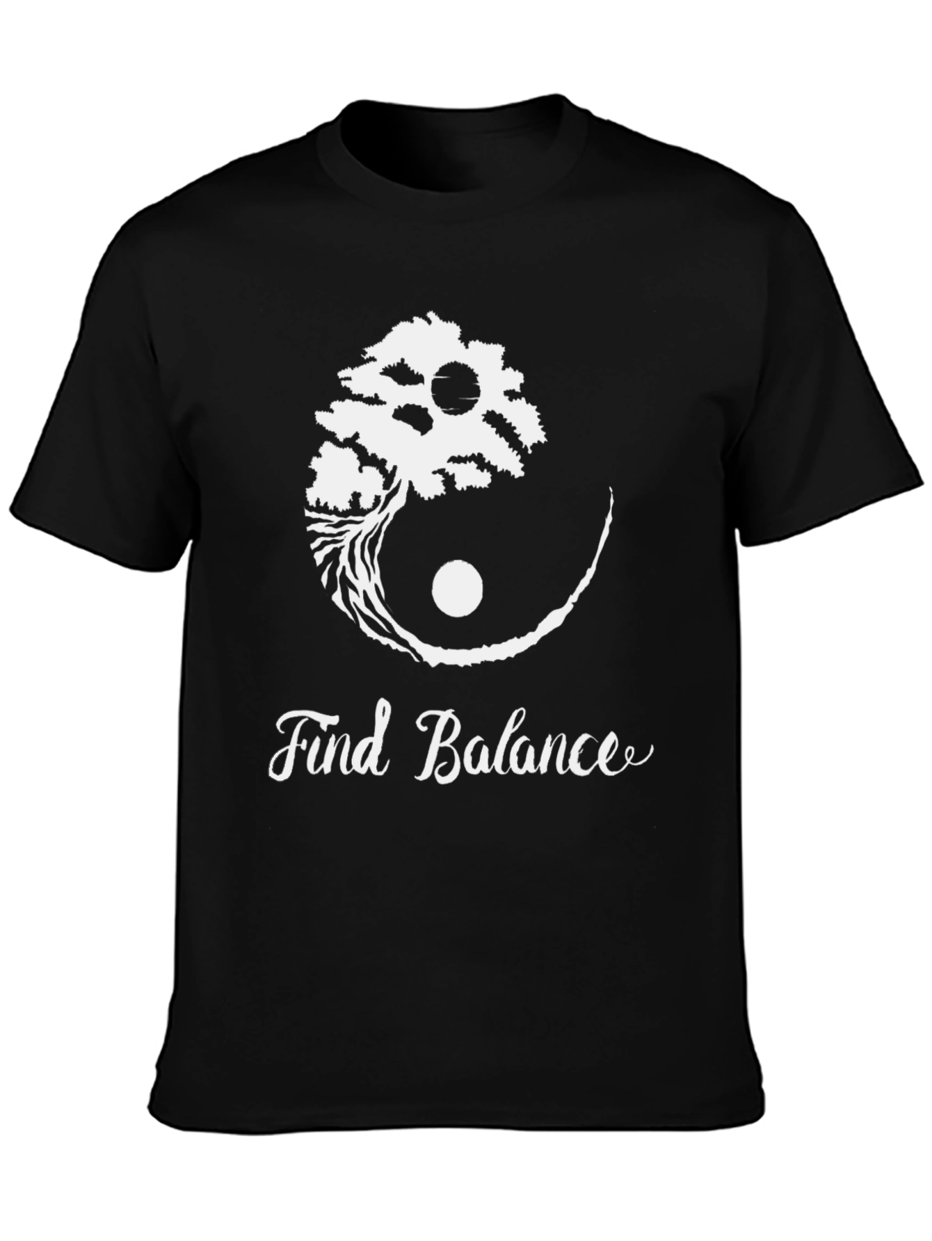 Yin Yang Tree T-Shirt - Find Balance - Unisex