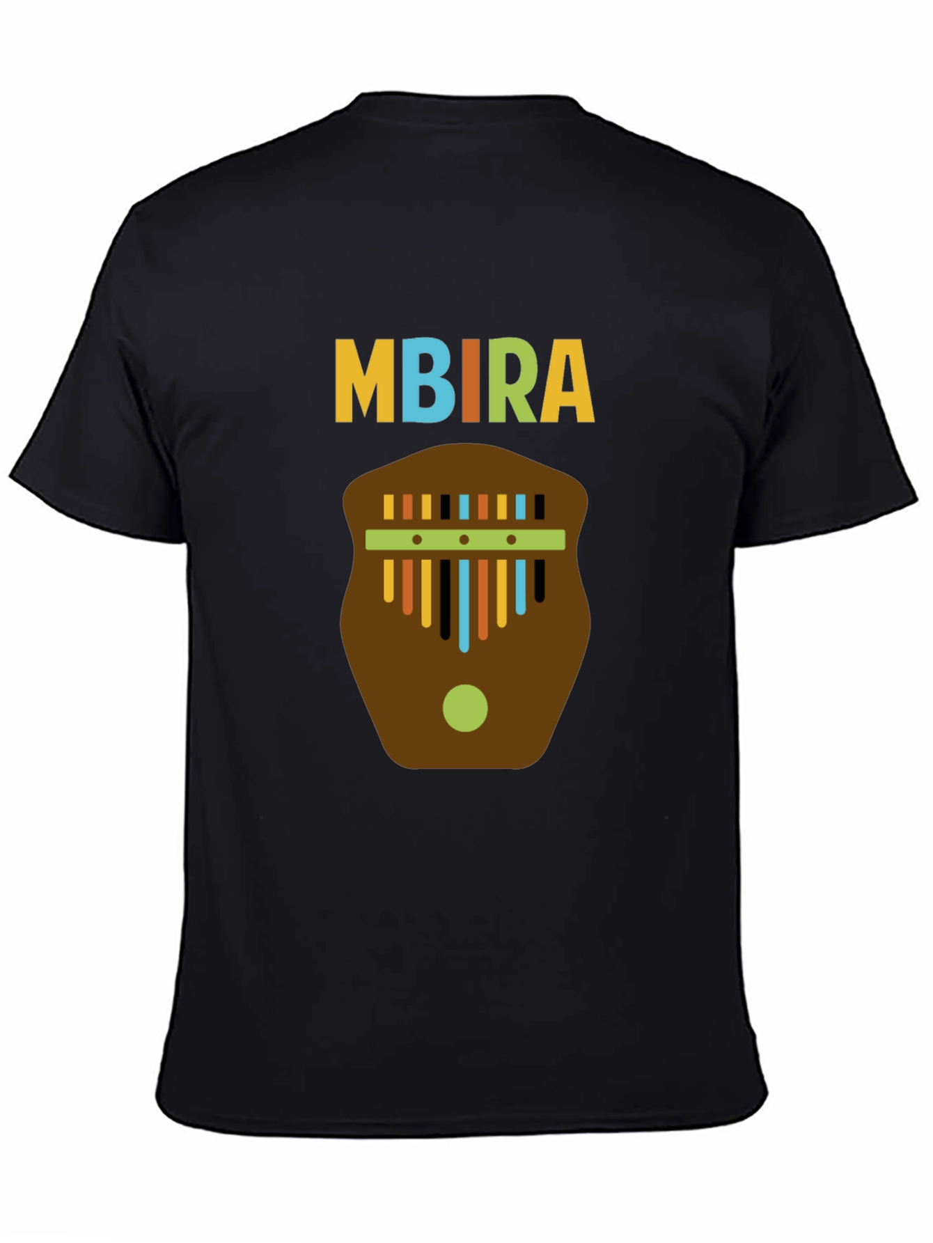 Mbira T-Shirt - Unique African Instrument Design