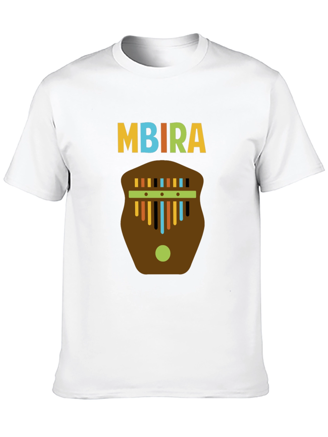 Mbira T-Shirt - Unique African Instrument Design