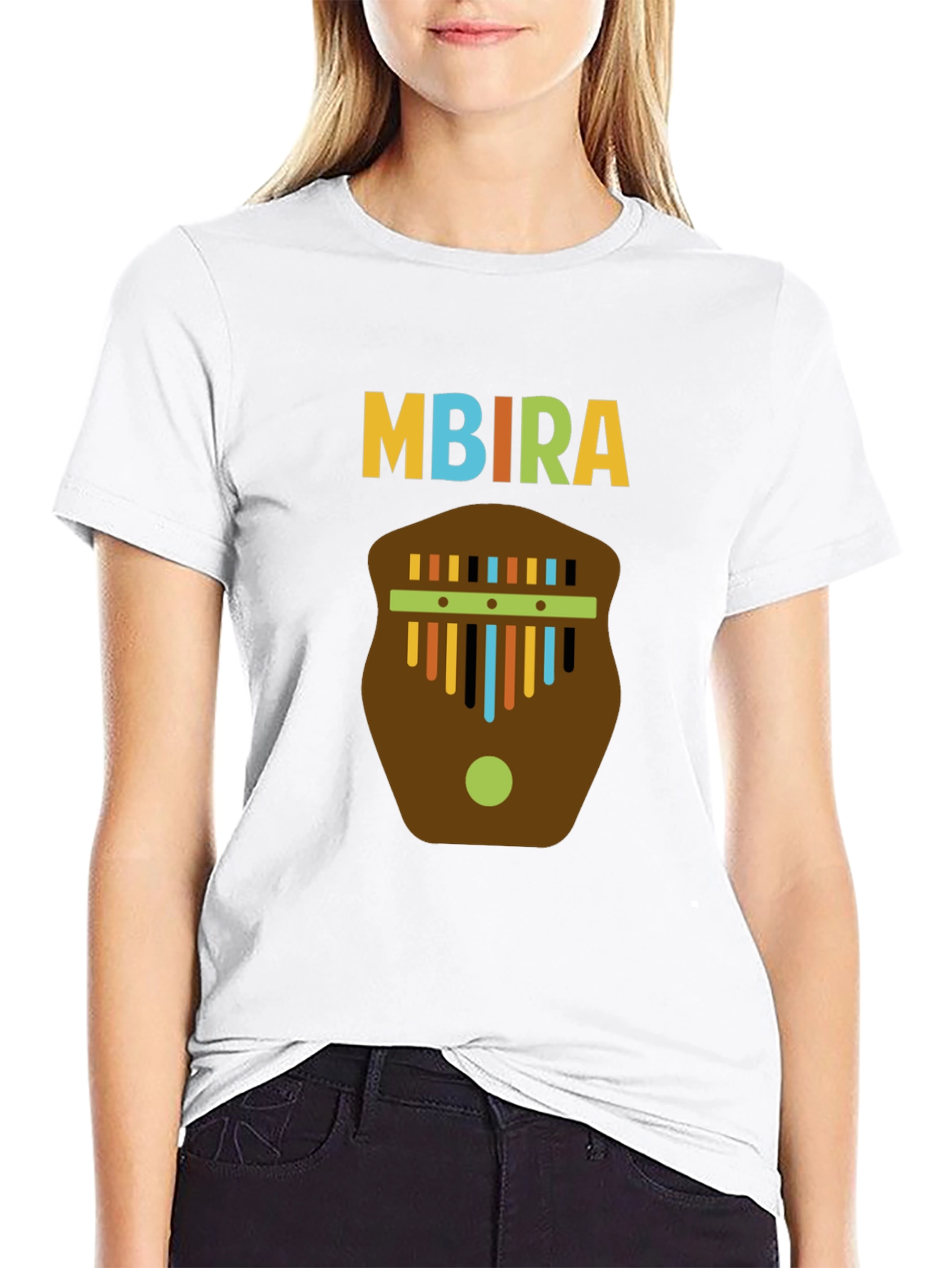 Mbira T-Shirt - Unique African Instrument Design