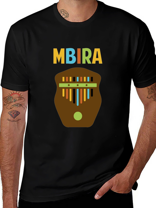 Mbira T-Shirt - Unique African Instrument Design