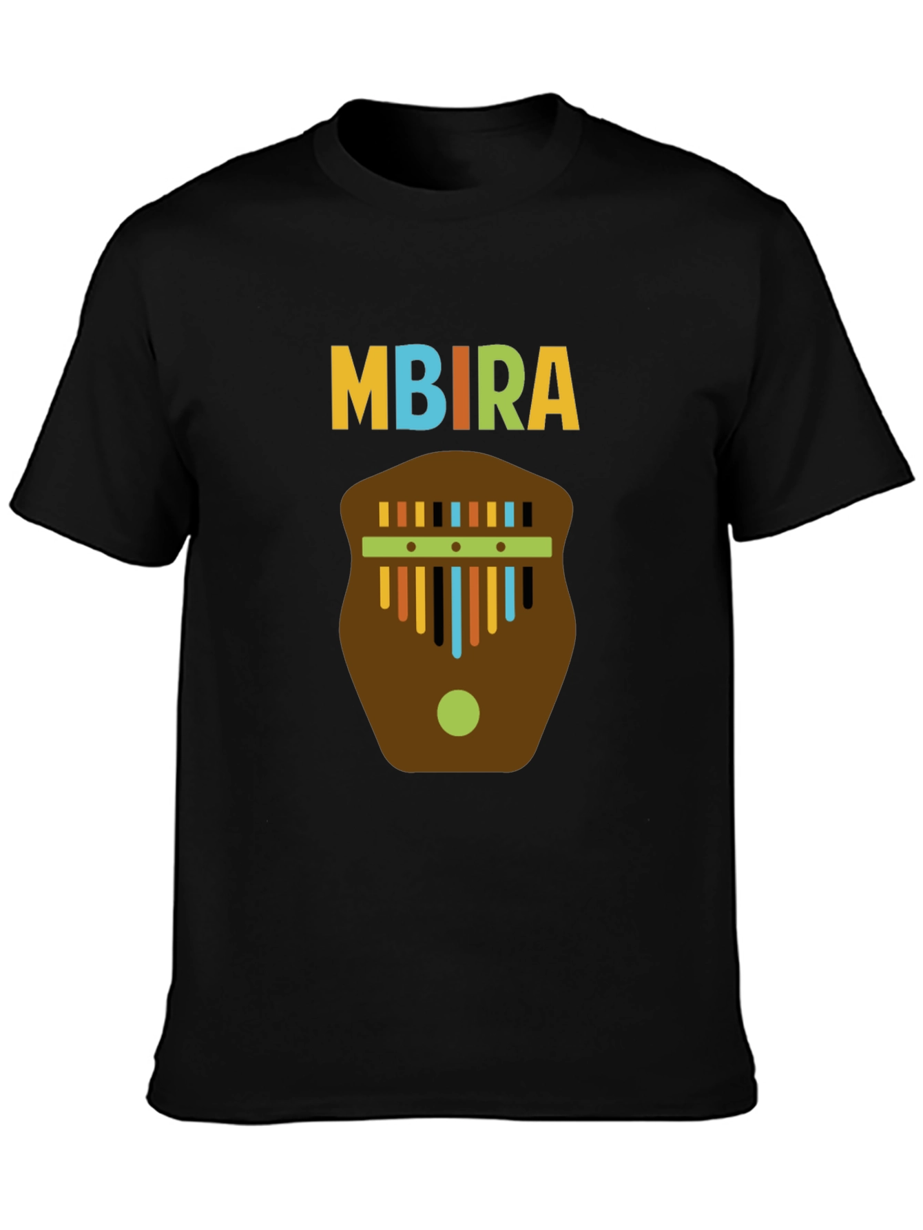 Mbira T-Shirt - Unique African Instrument Design