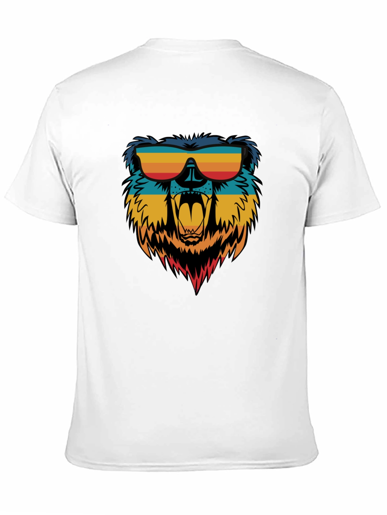 Cool Bear Graphic Tee - Retro Sunglasses Design