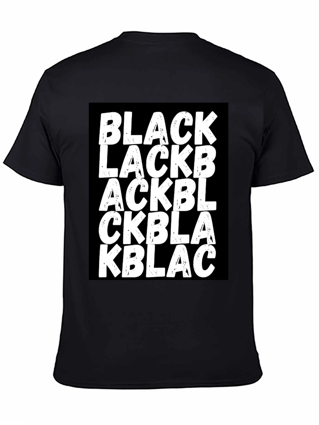 BLACK Wordplay Graphic Tee - Stylish Unisex T-Shirt