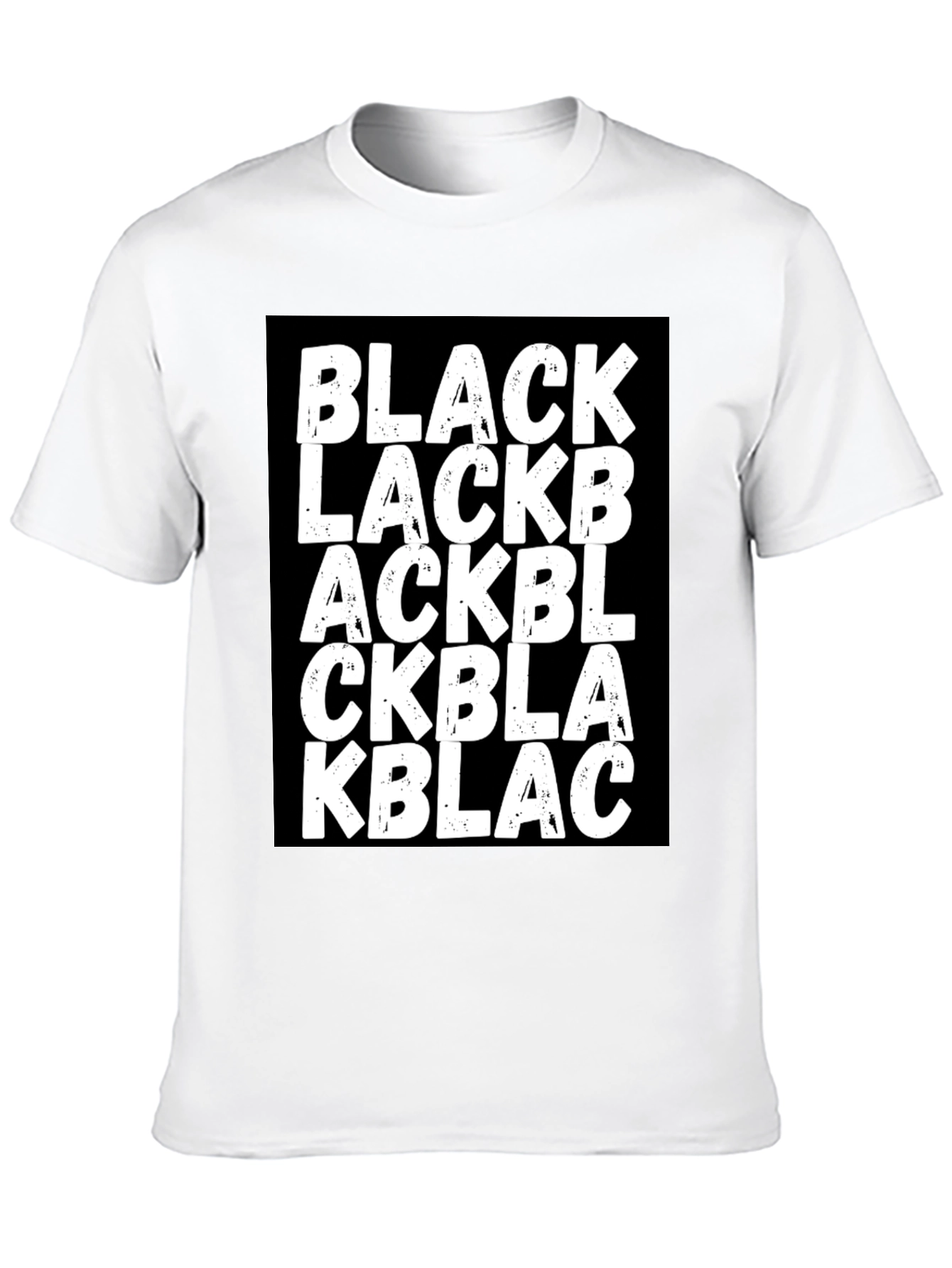 BLACK Wordplay Graphic Tee - Stylish Unisex T-Shirt