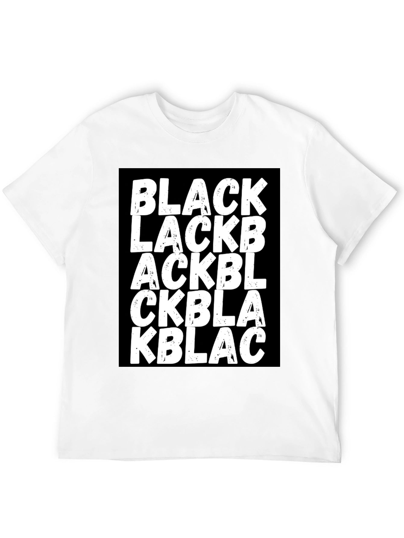 BLACK Wordplay Graphic Tee - Stylish Unisex T-Shirt