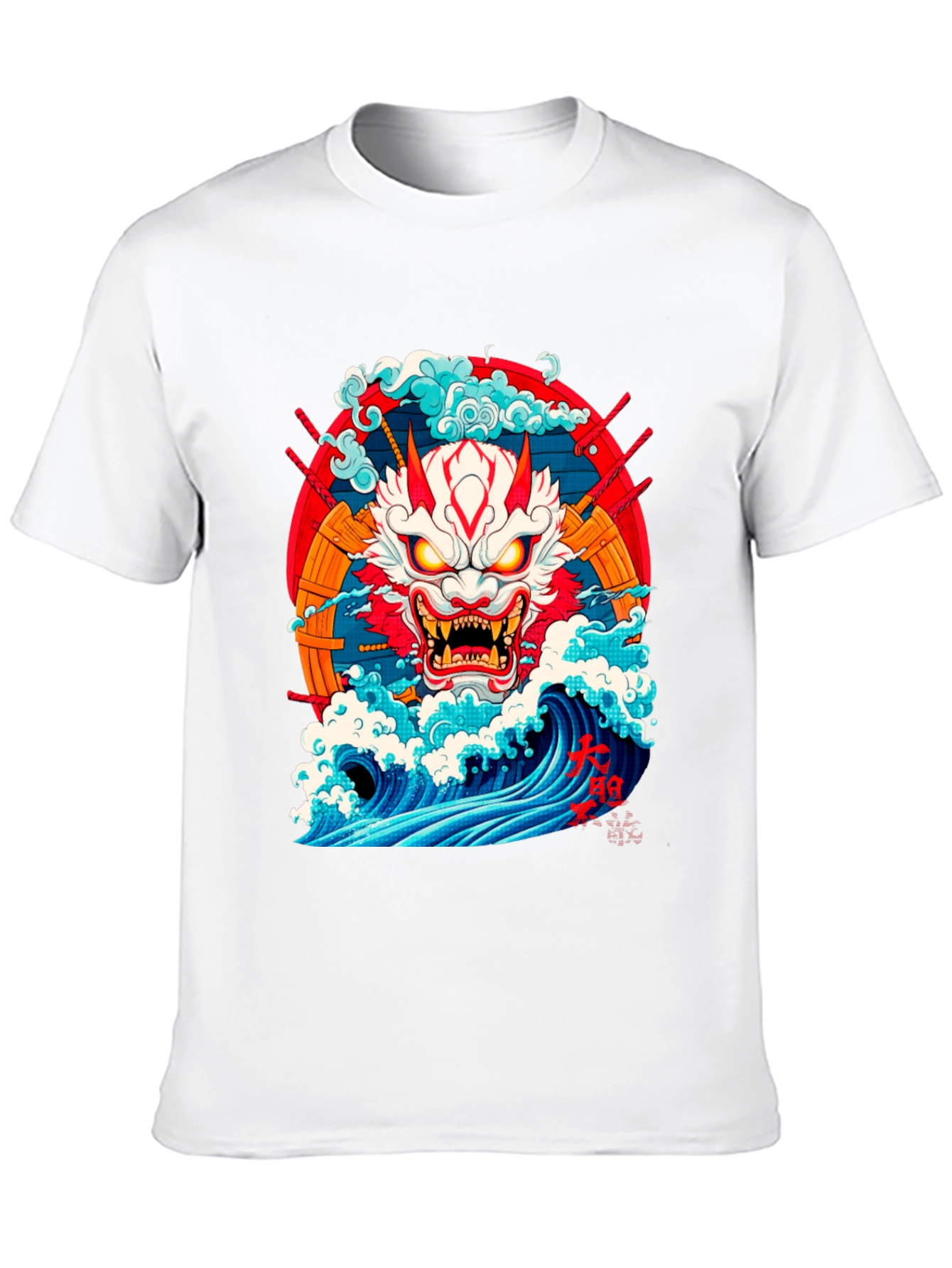 Japanese Demon Oni Wave T-Shirt