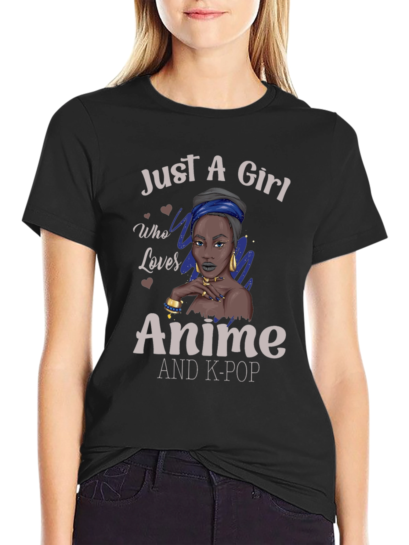 Just A Girl Who Loves Anime & K-Pop T-Shirt